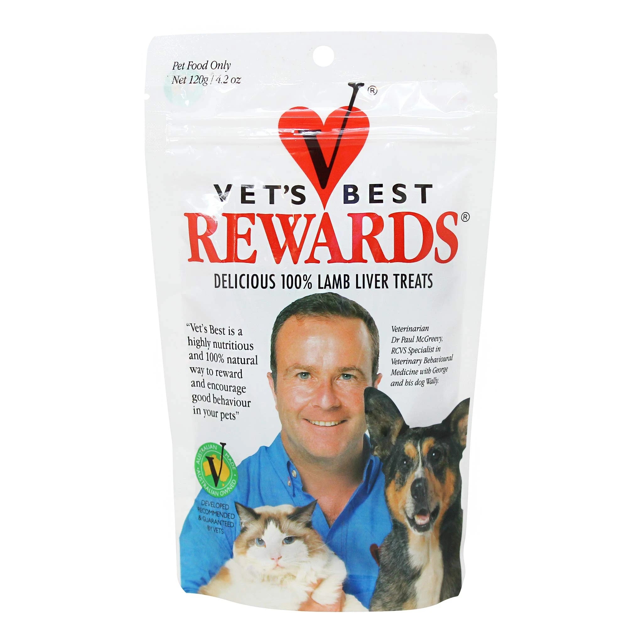 1 Vets Best Rewards Lamb Liver Treats - 500gm, 1 of 1