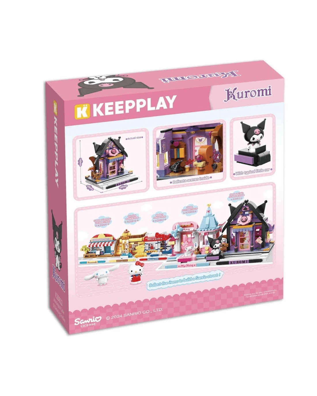 3 379 Piece Keepplay Hello Kitty Kuromi Astrological Cabin of Glittering Fireflies Playset, 3 of 3
