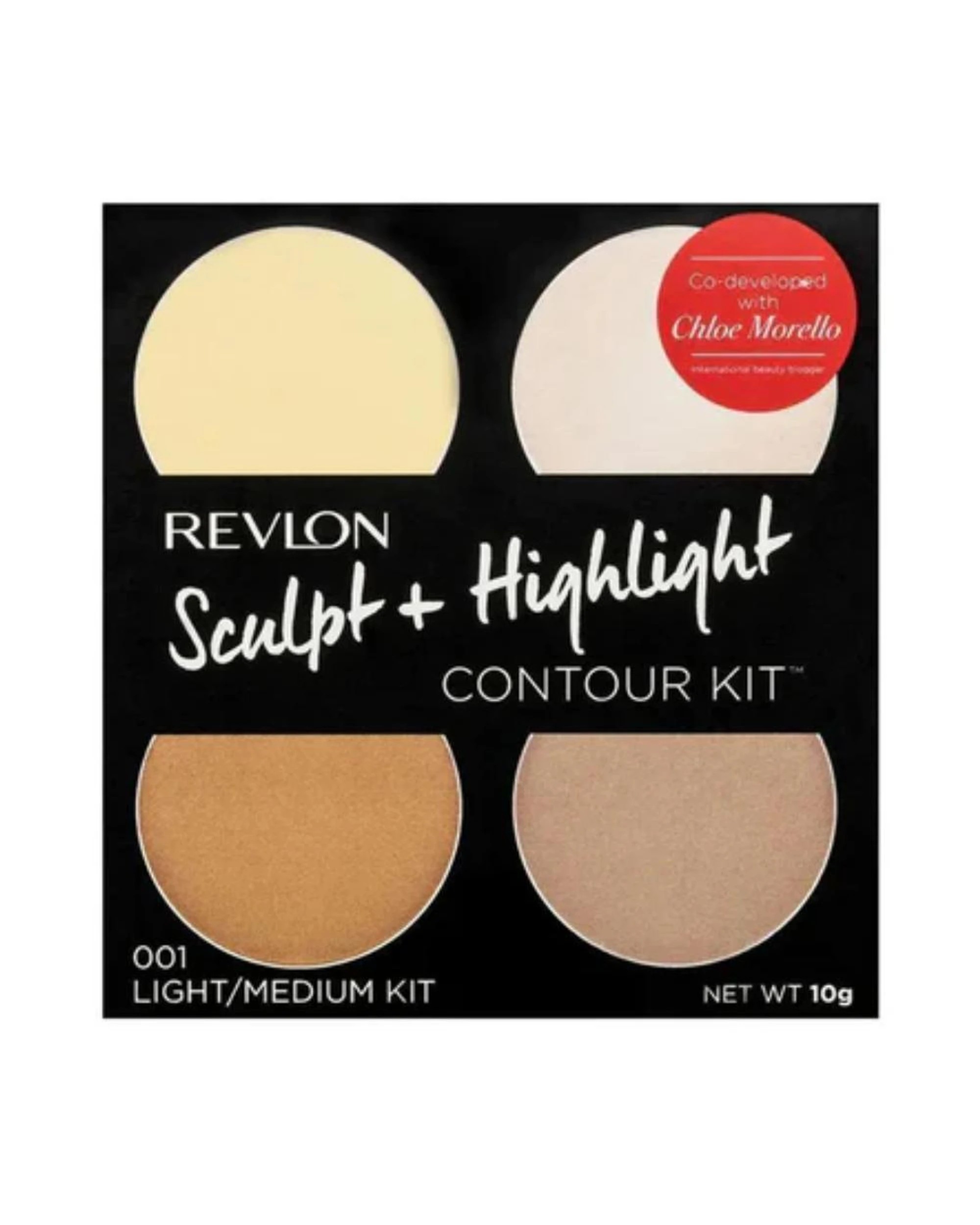 2 2 x Revlon Sculpt + Highlight Contour Kit 10g - 001 Light/Medium - Beige, 2 of 3