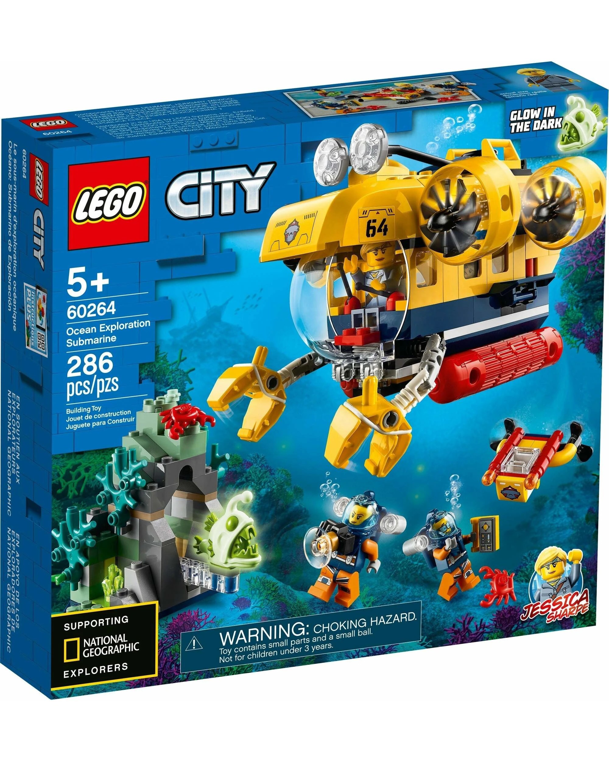 1 LEGO 60264 City Series Ocean Exploration Submarine, 1 of 5