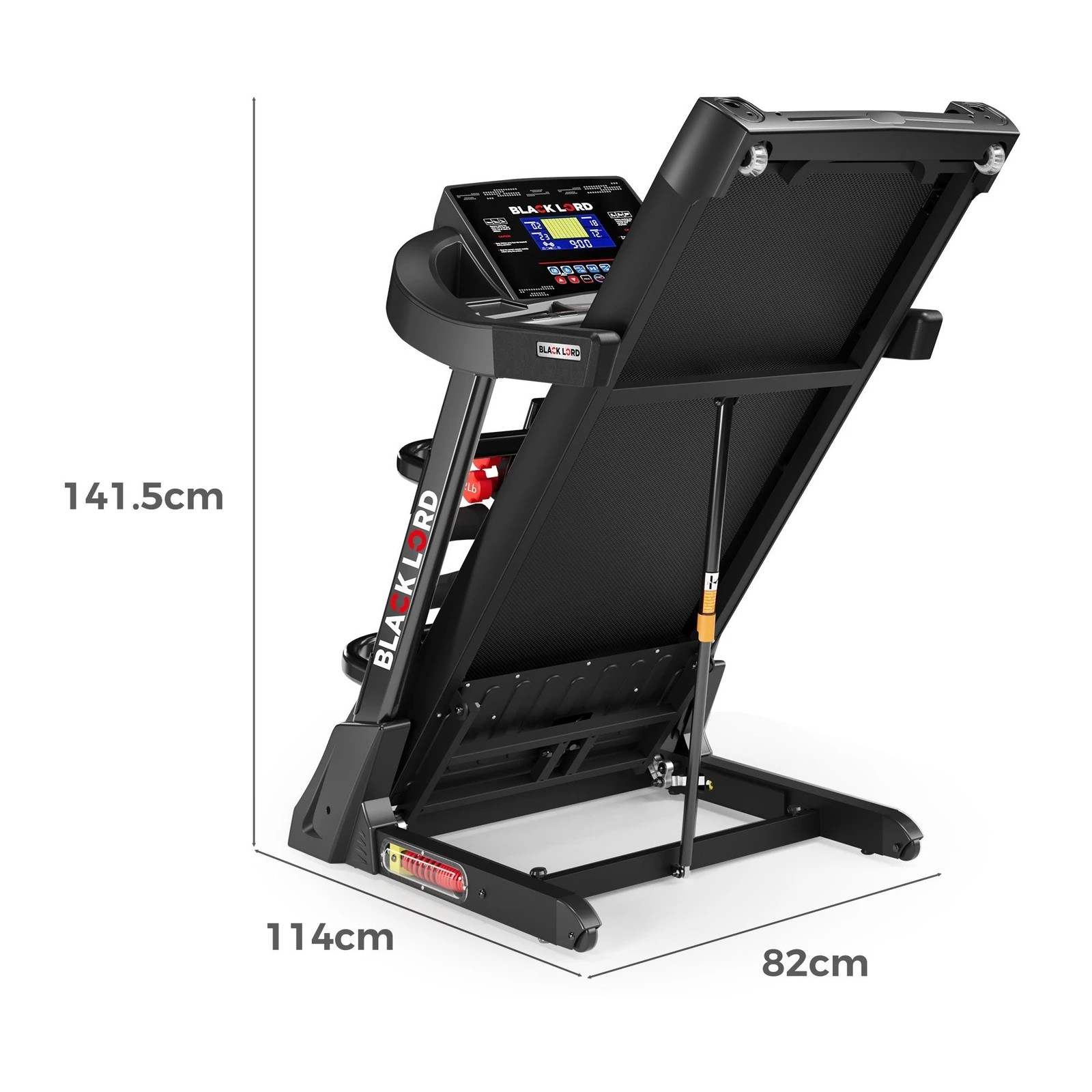 5 Black Lord Treadmill Electric Auto Incline Home Gym Exercise Machine 480MM, 5 of 9