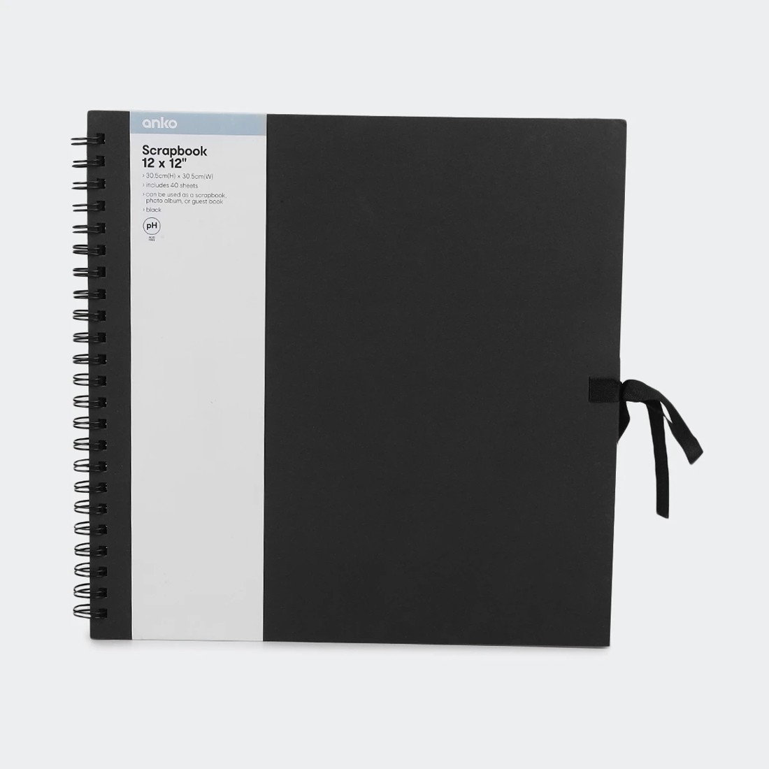 1 12in. x 12in. Scrapbook - Black, 1 of 5