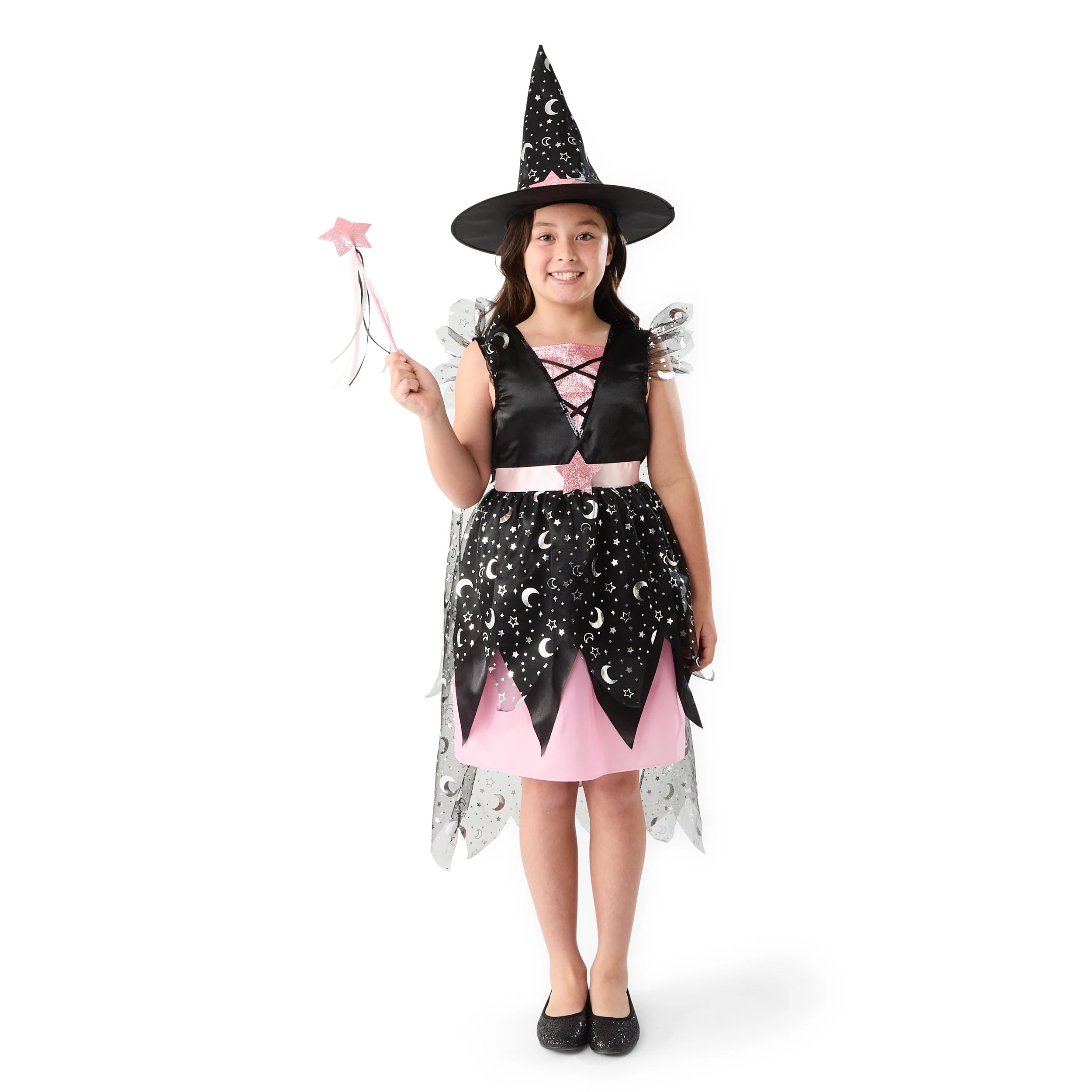 3 3 Piece Deluxe Star Witch Costume - Ages 6-8, 3 of 10
