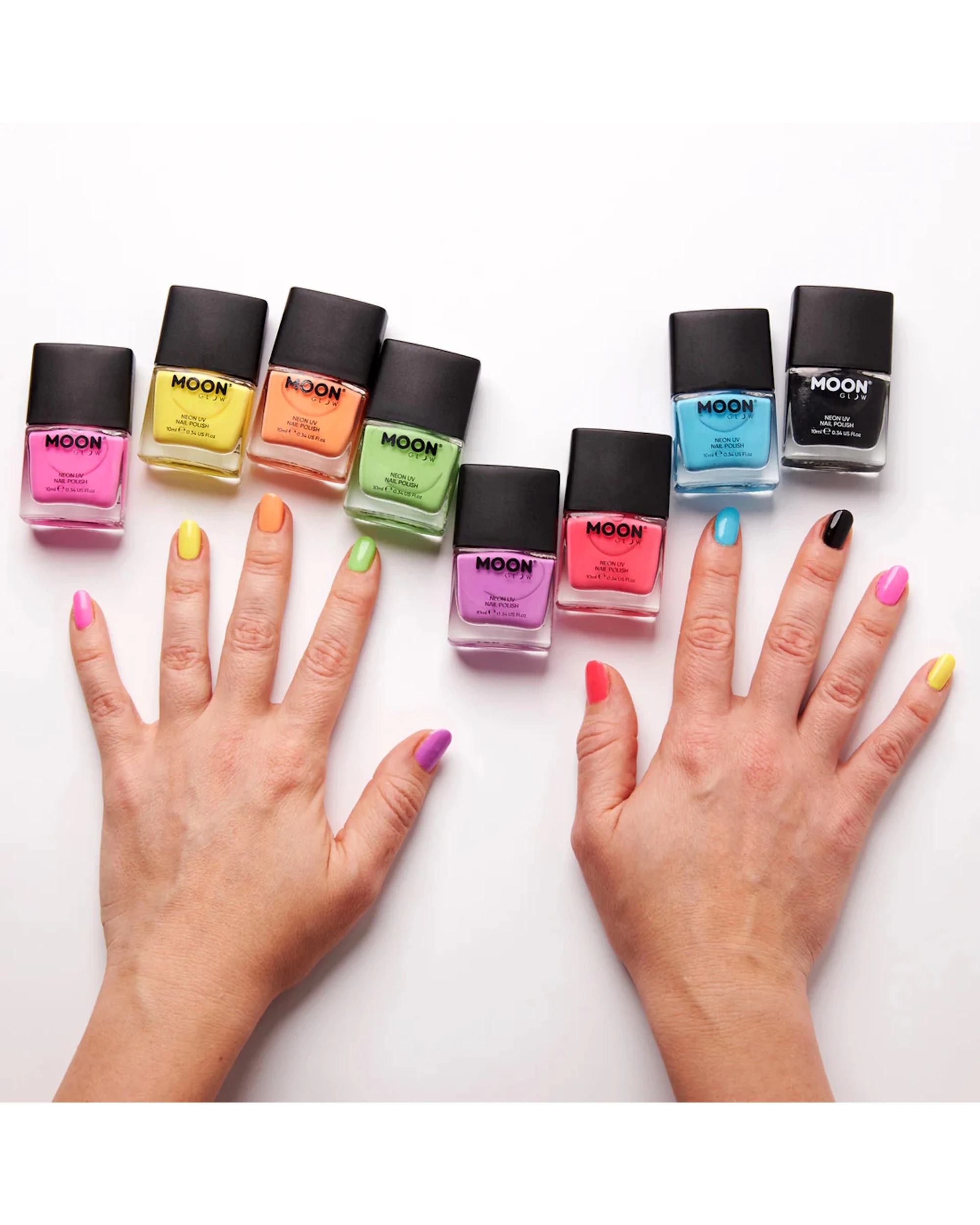 4 Moon Glow Intense Neon UV Nail Polish - One Size - Blue, 4 of 4