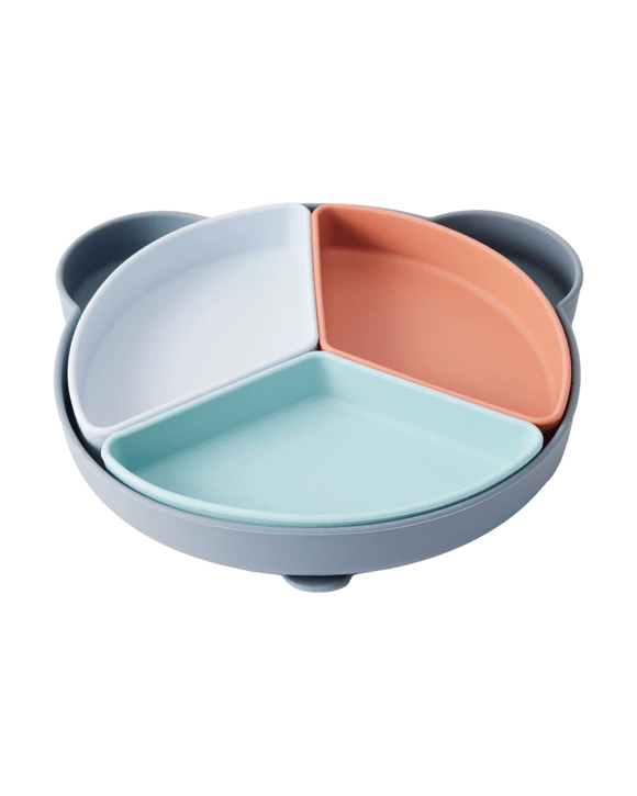 Silicone Suction Divided Plate