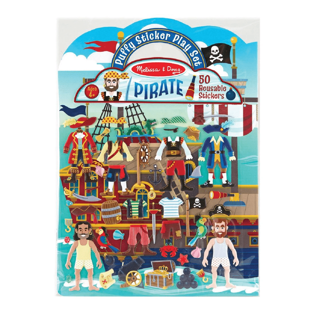1 Melissa & Doug Puffy Stickers Play Set Pirate, 1 of 2