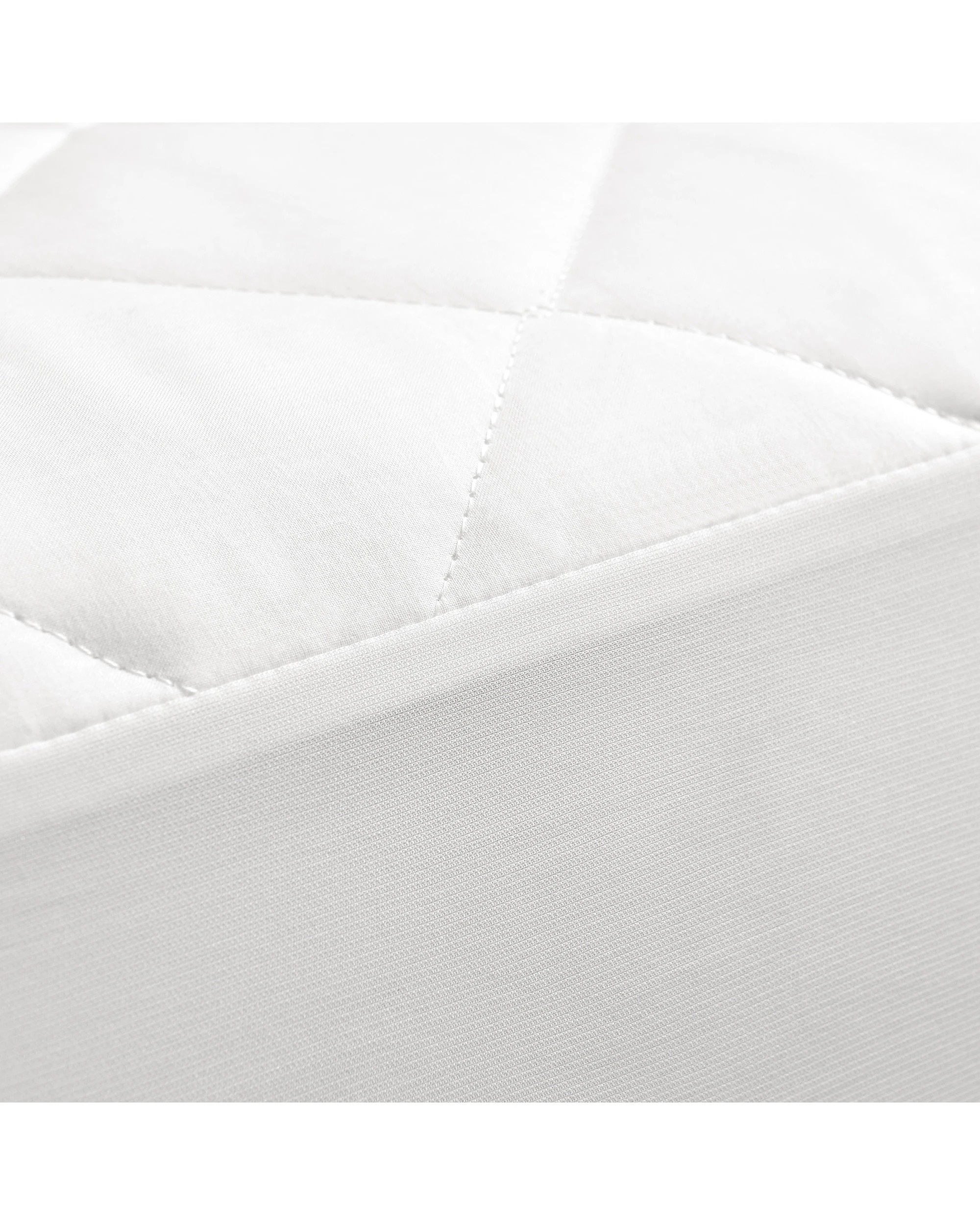 3 ESSN Healthguard Allergy Sensitive Cotton Cover Quilted Waterproof Mattress Protector - King Bed - White, 3 of 9