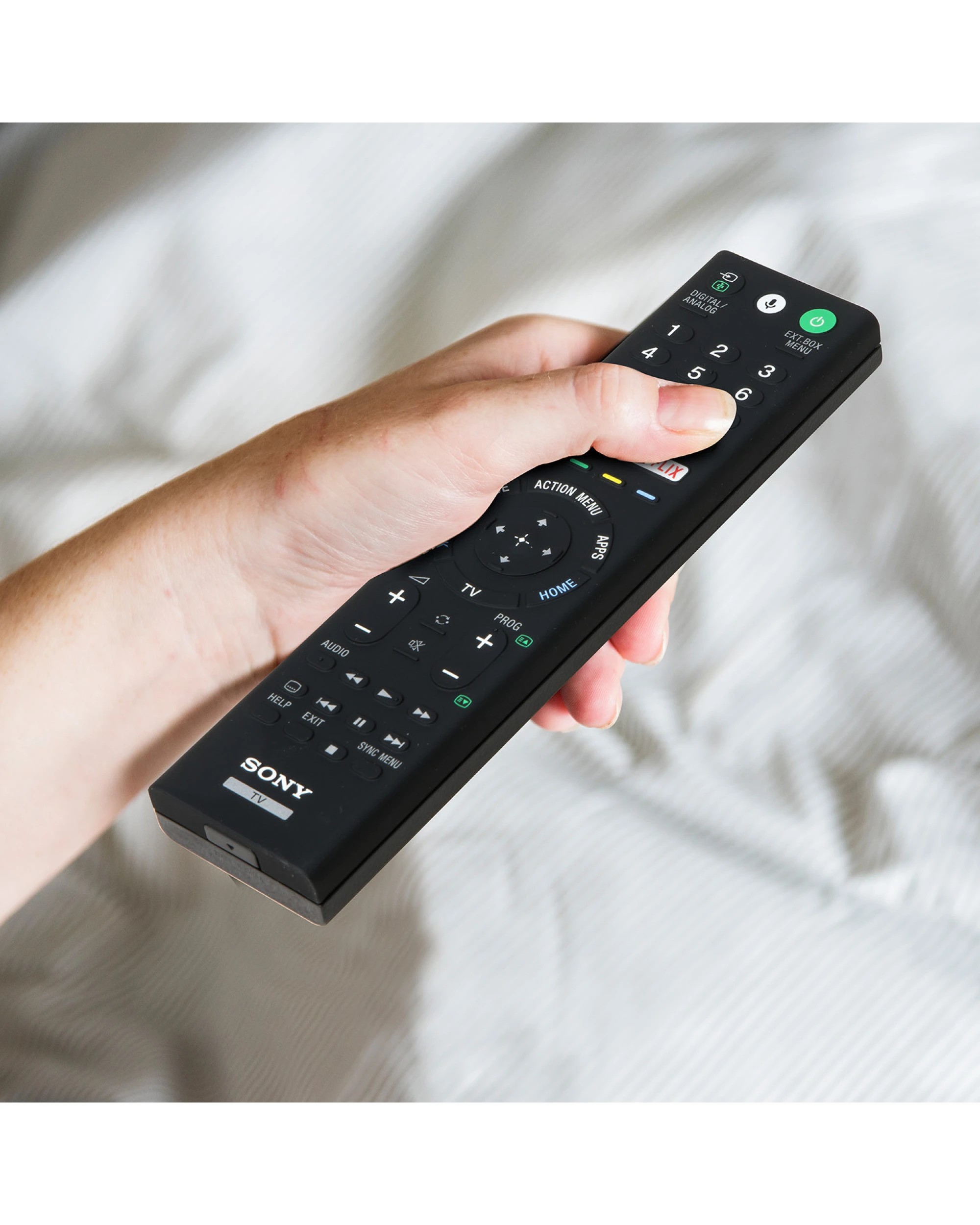 4 Sony Genuine TV Remote Control - RMF-TX220P - Black, 4 of 5