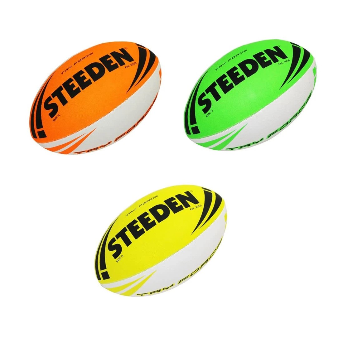1 Steeden Try Force Ball - Size 5, Assorted, 1 of 4