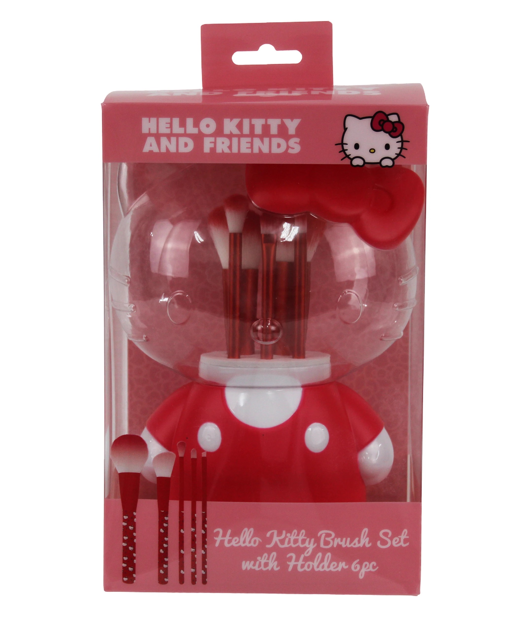 1 6 Piece Hello Kitty and Friends Brush Set with Holder, 1 of 7
