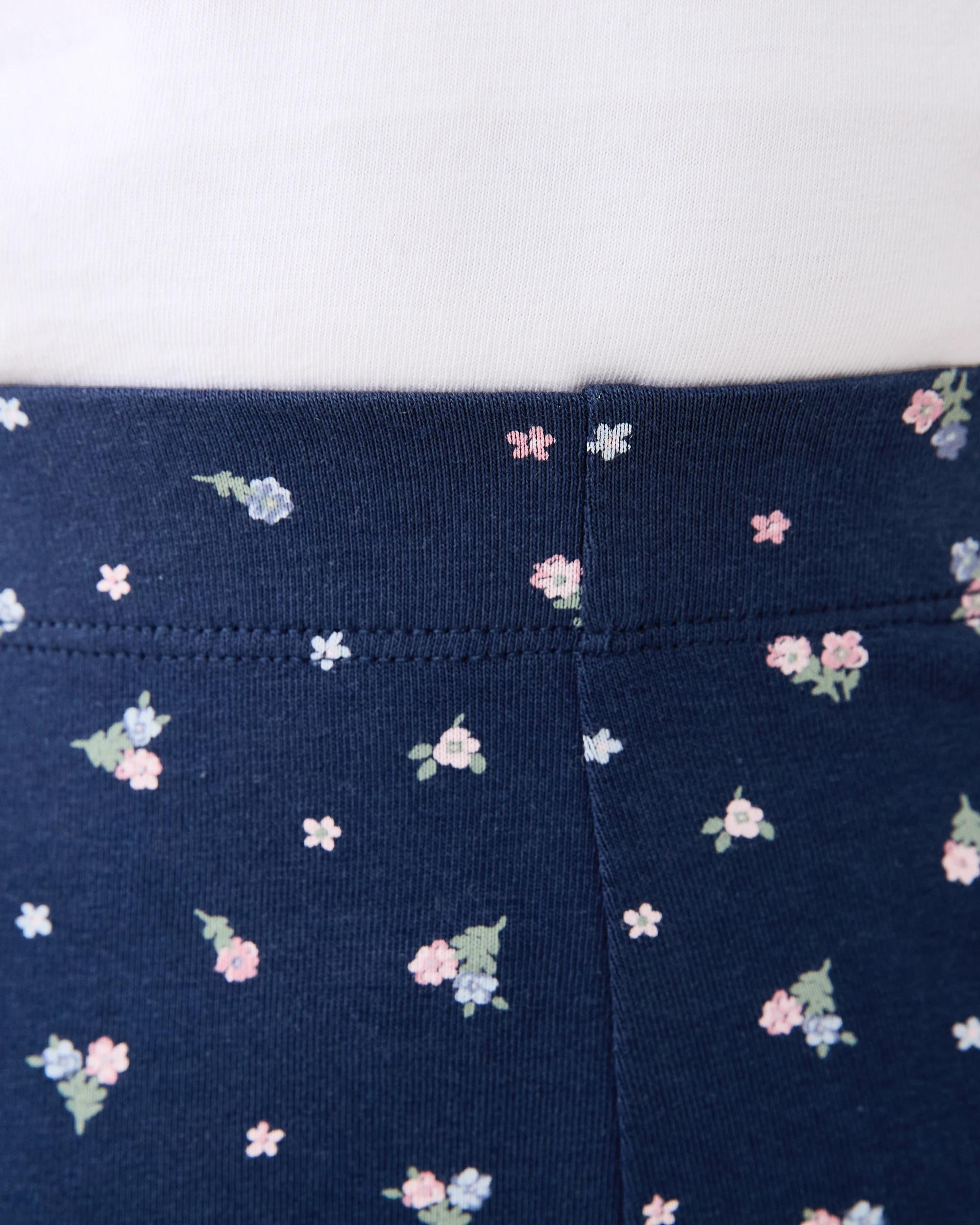 3 Printed Bike Shorts Nvy Floral, 3 of 6