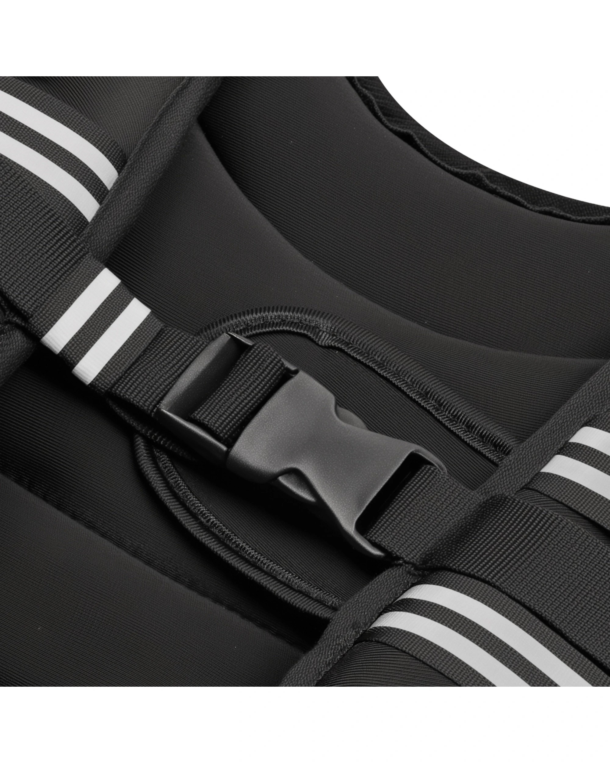 3 Advwin Weighted Vest with Upgraded Iron Sand, Reflective Strips & Breathable Shoulder Straps for Gym - Black, 3 of 7