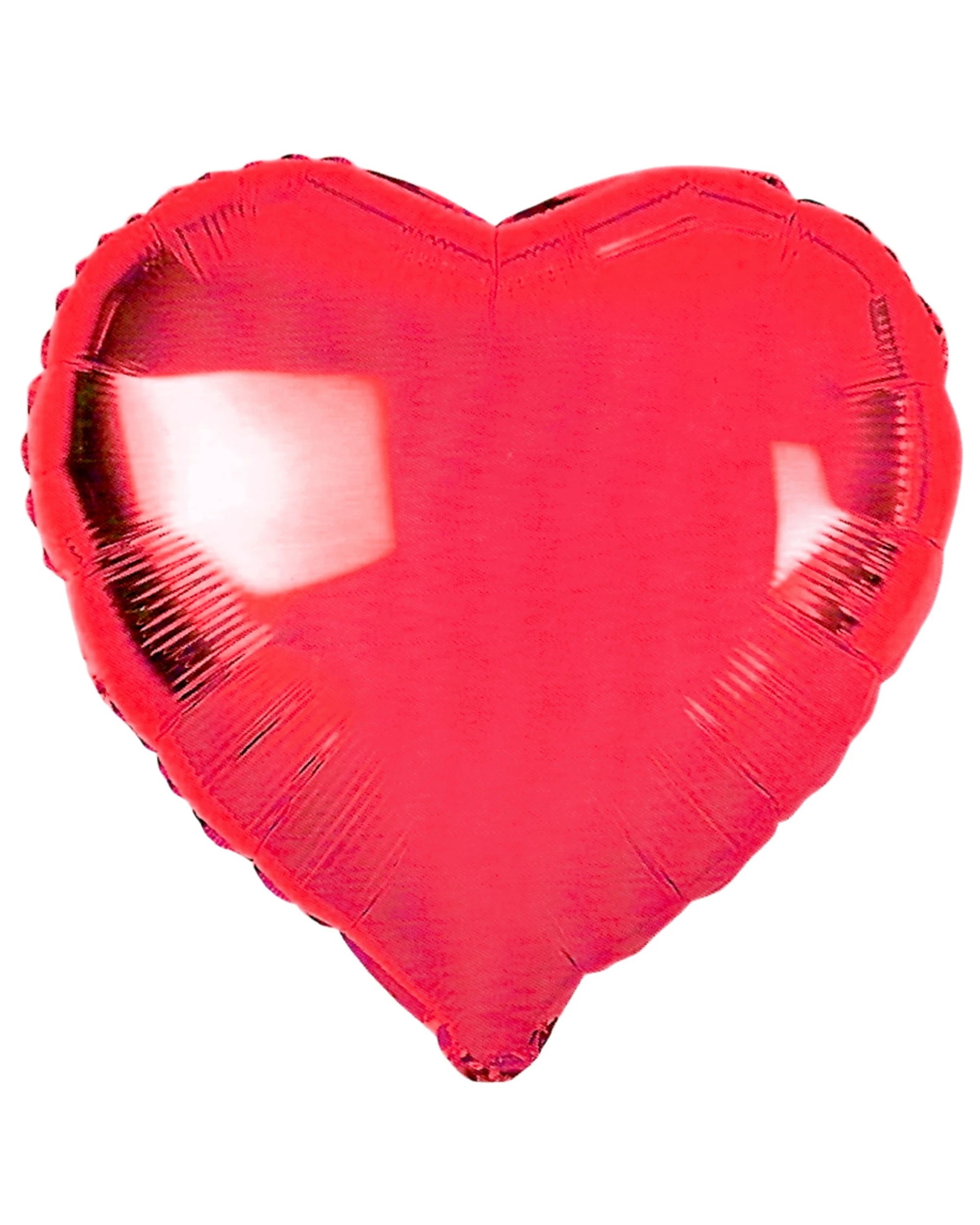 1 Artwrap Heart Shaped Metallic Red Foil Balloon - Red, 1 of 1