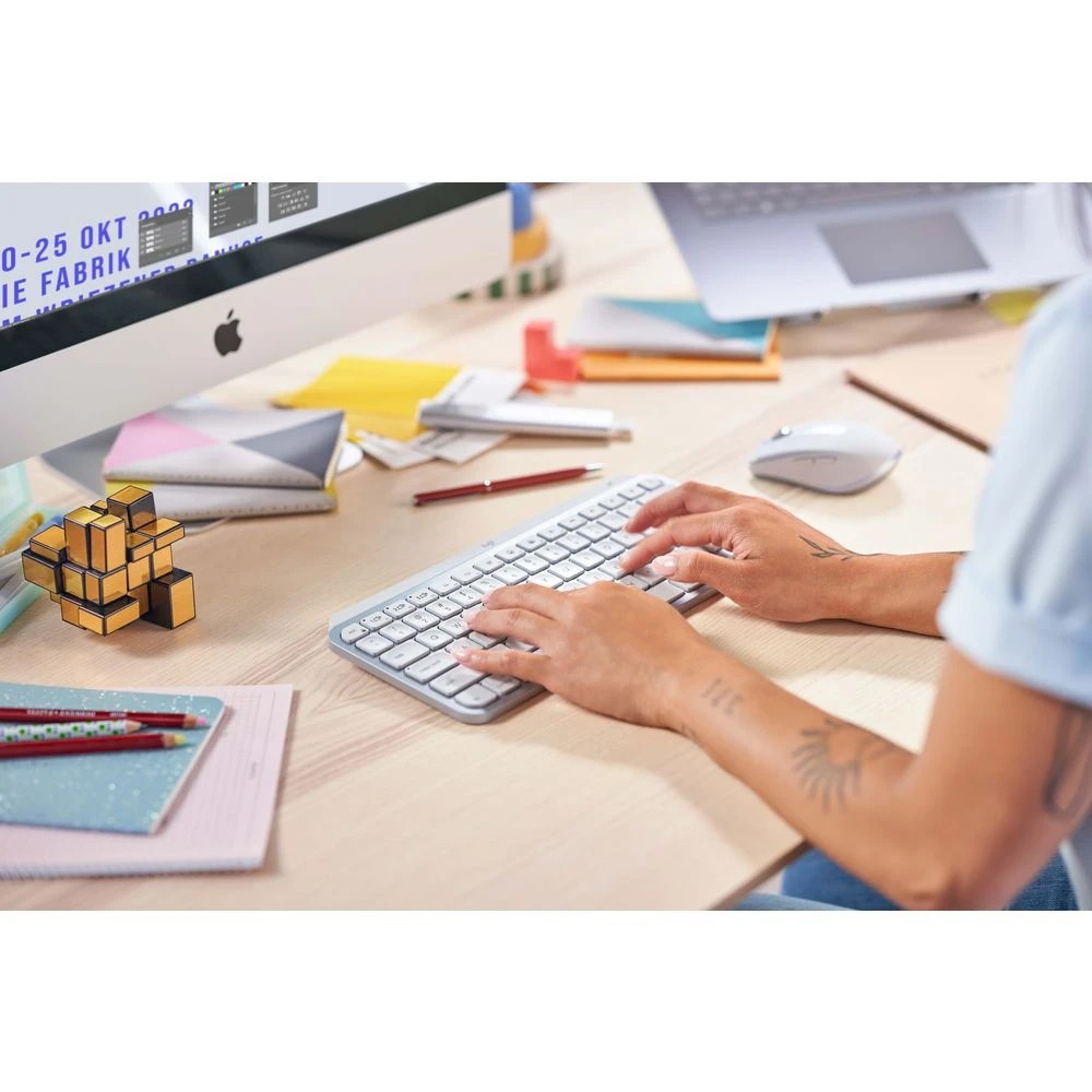 6 Logitech MX Keys Mini Wireless Keyboard Grey, 6 of 10