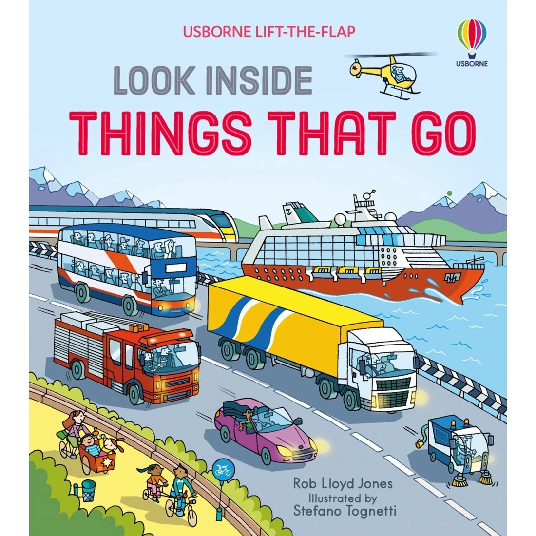 1 Usborne Lift-The-Flap: Look Inside Things That Go by Rob Lloyd Jones - Book, 1 of 1