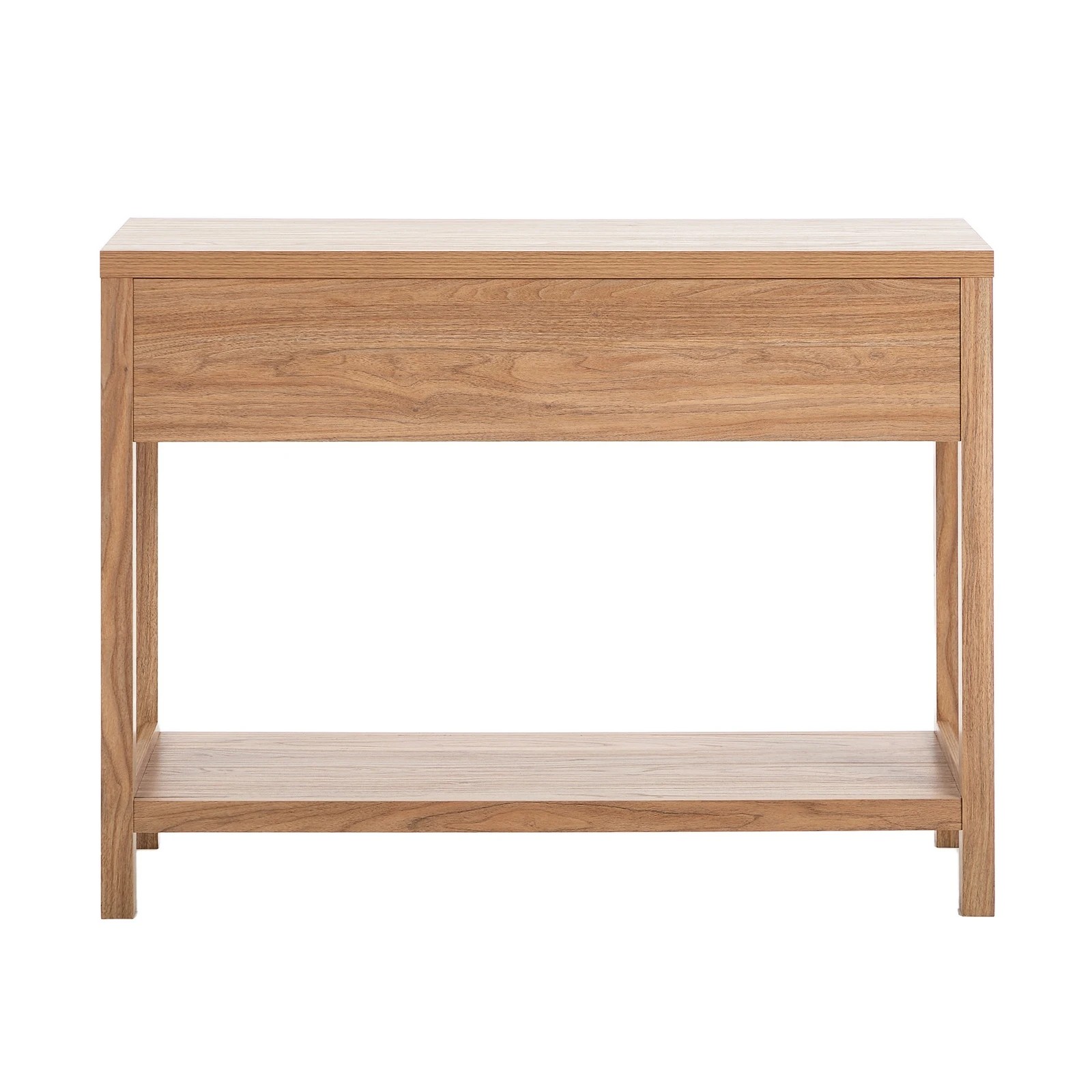 9 Oikiture Console Table 2 Drawers Entry Table Hallway Display Shelf - Natural, 9 of 10