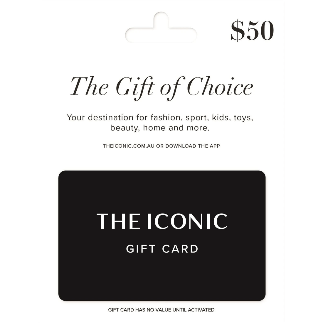 1 The Iconic $50 Gift Card, 1 of 1
