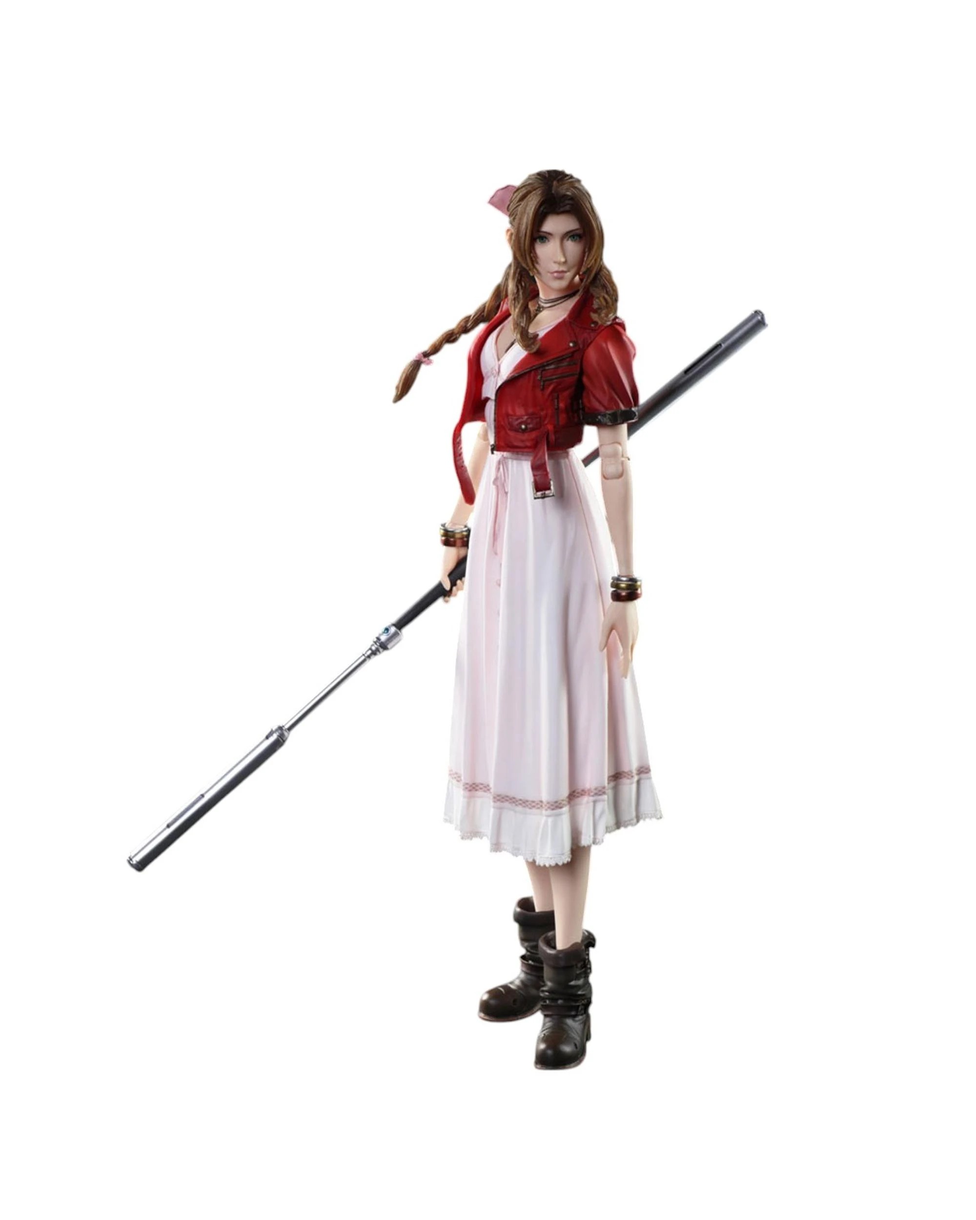 1 Final Fantasy VII Rebirth Play Arts Kai Aerith Gainsborough Figure, 1 of 9
