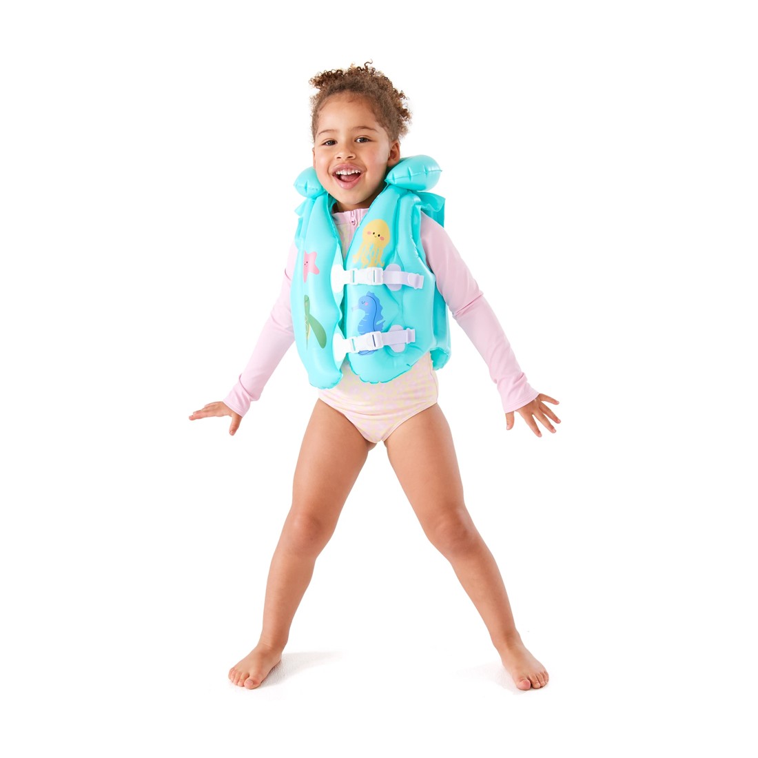 1 Inflatable Swim Vest - Ages 3-6, 1 of 9