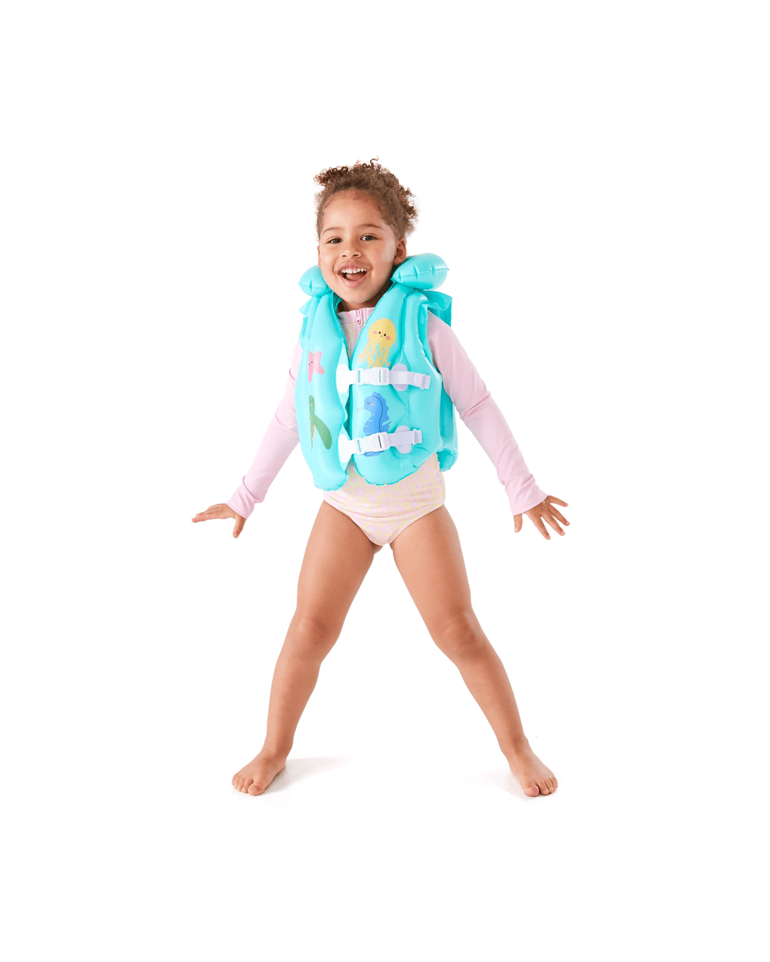 1 Inflatable Swim Vest - Ages 3-6, 1 of 9