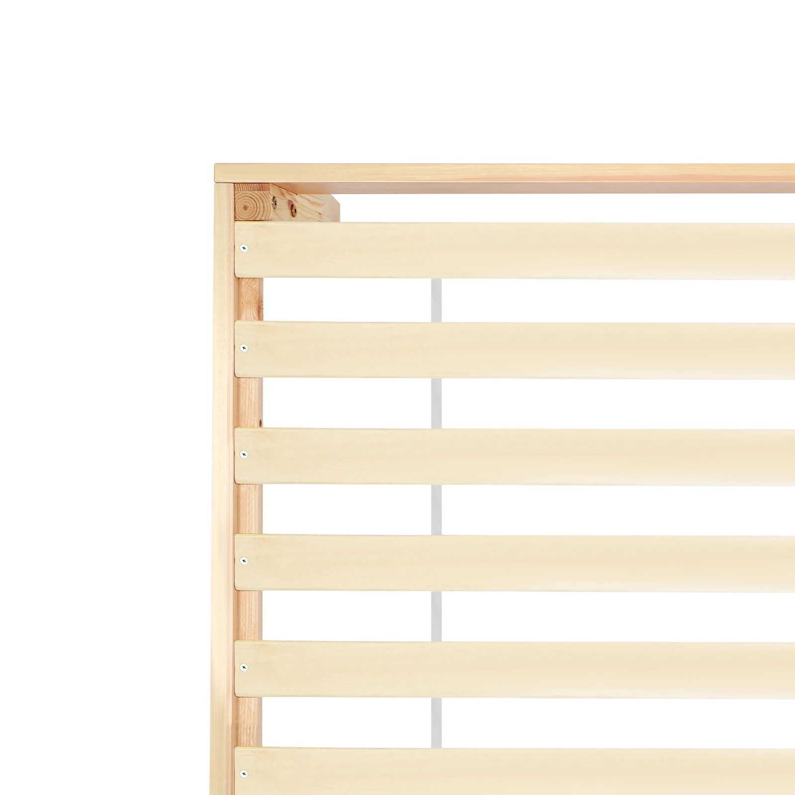 9 Alfordson Bed Frame Wooden Timber King Size Mattress Base Platform Pramod - Natural, 9 of 10