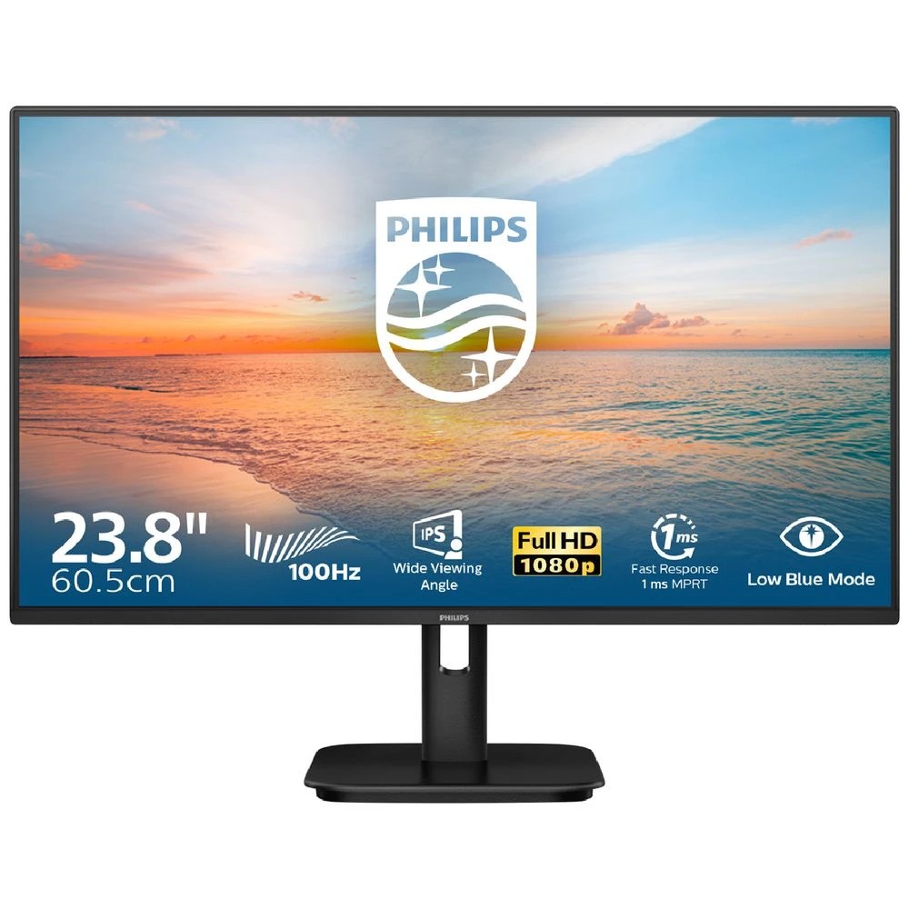 1 Philips 24" FHD 100Hz 1ms IPS Monitor 24E1N1100A, 1 of 7