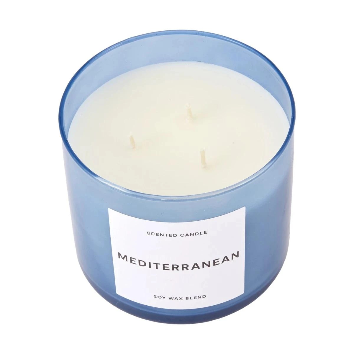 3 Mediterranean Inspired Glass Candle, 3 of 5