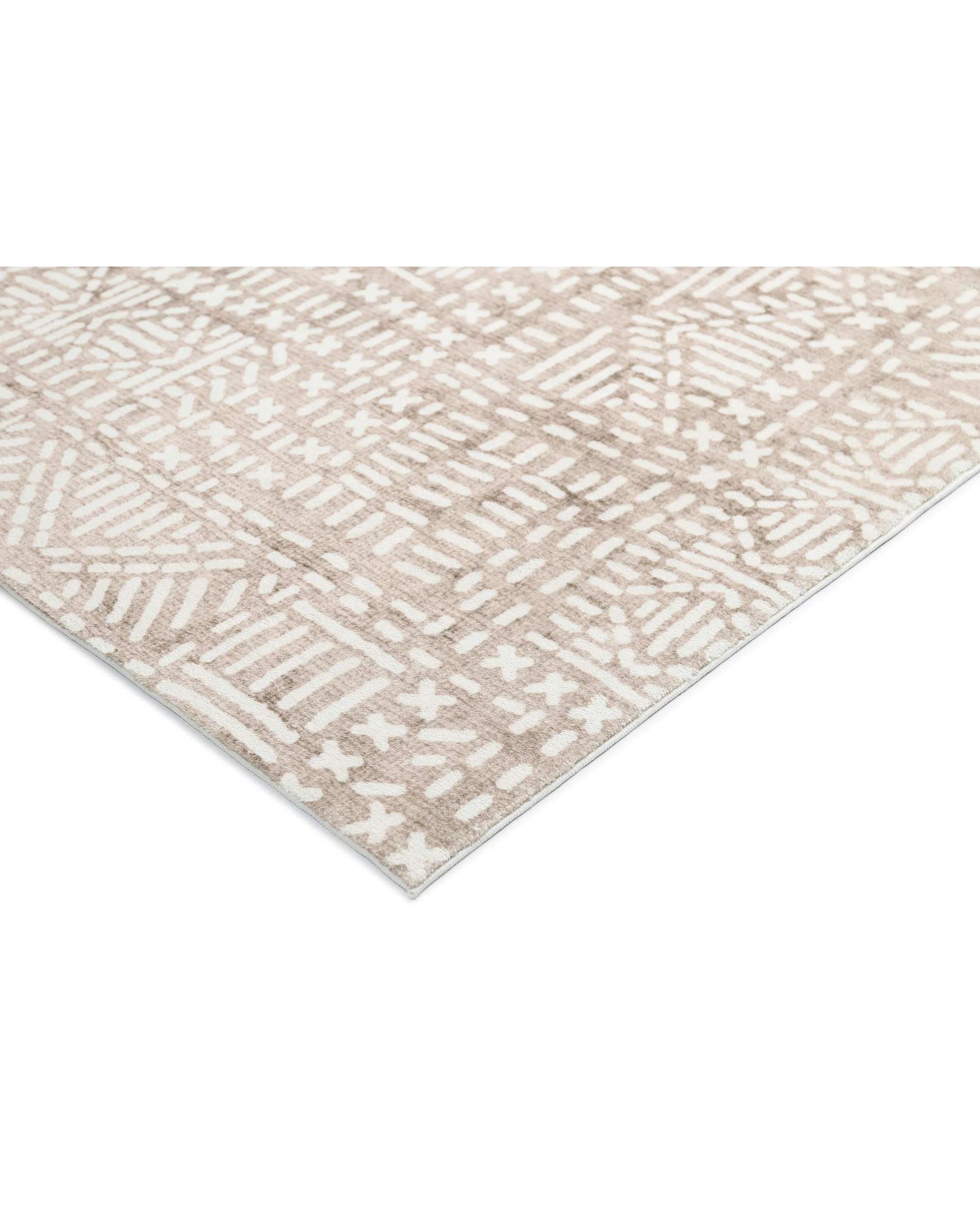 4 Loopsie Kati Tribal Washable Rug-180cm x 120cm - Brown, 4 of 7