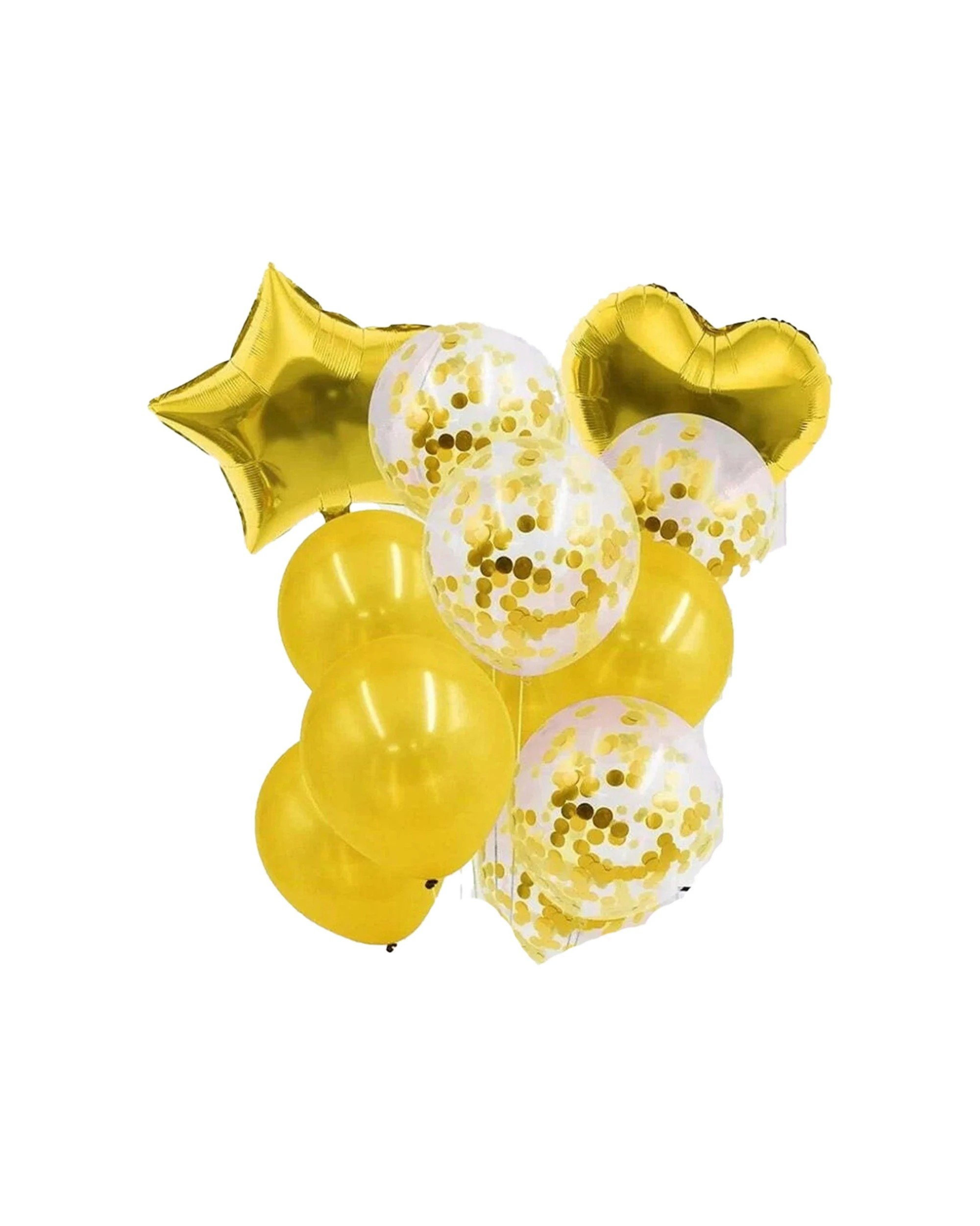 1 Party Maker 14pc Balloon Set Event Decoration - Gold, 1 of 1