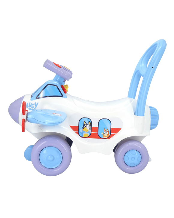 Bluey Activity Plane Foot To Floor Ride On - Multi