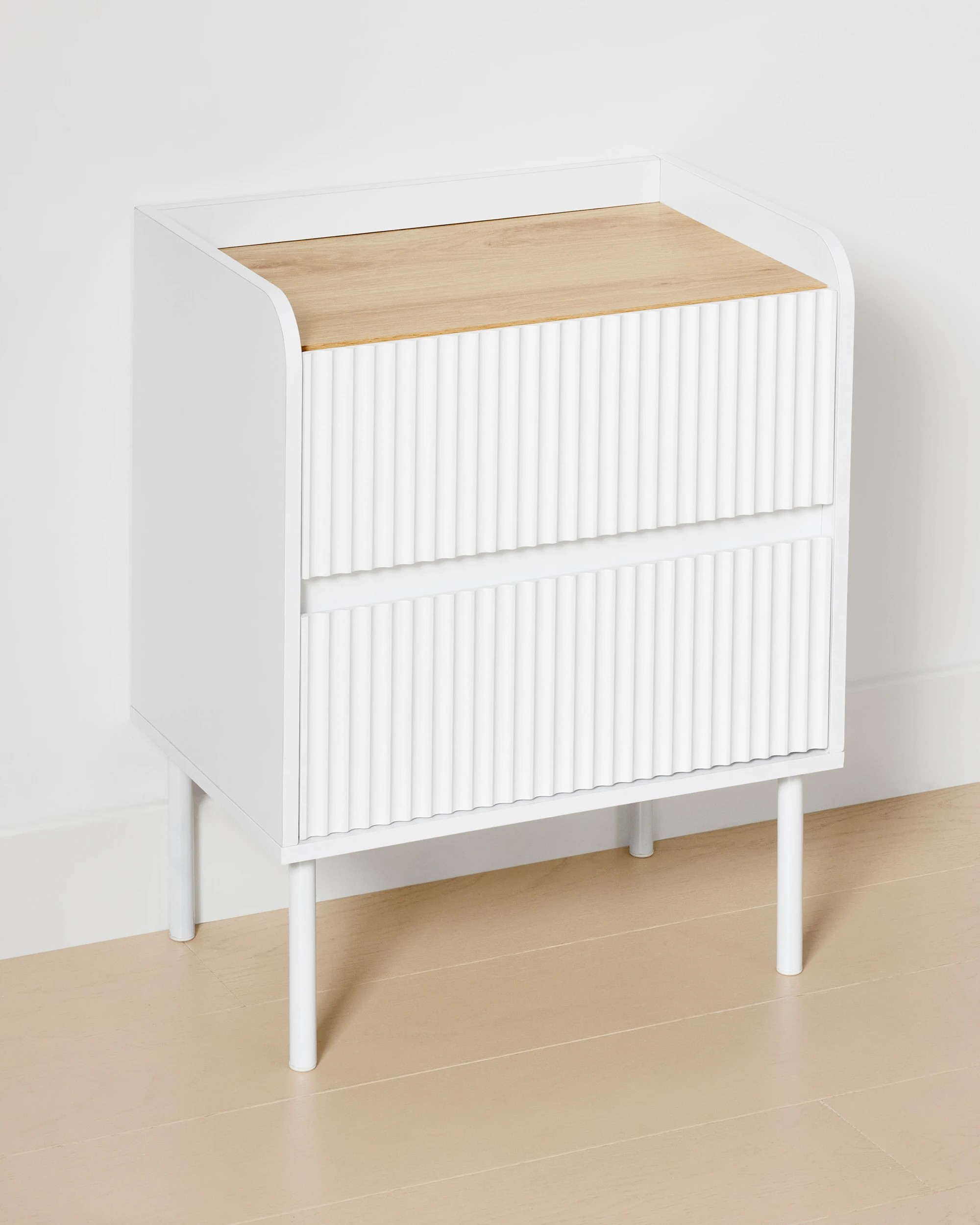 4 Alma 2 Drawer Bedside Table, 4 of 8