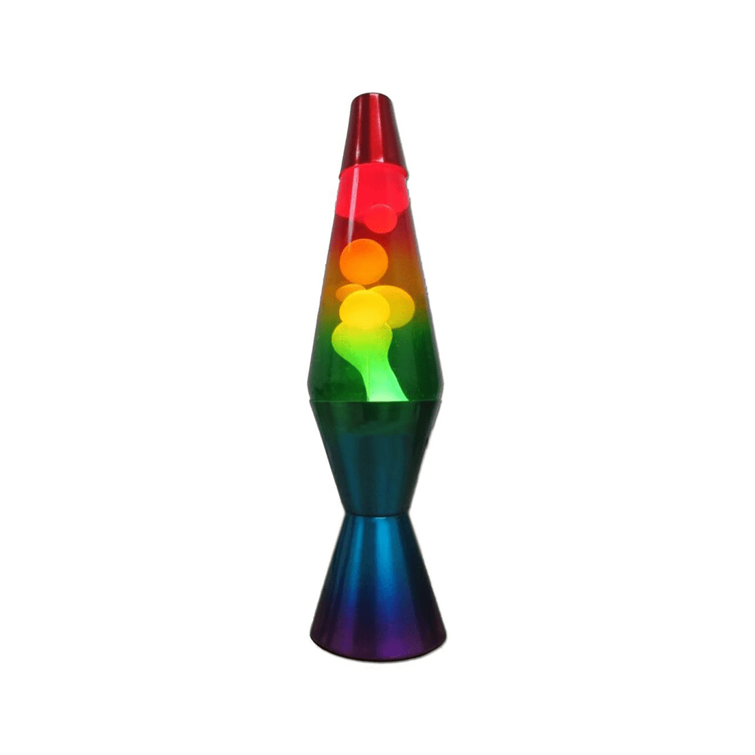 1 Rainbow Novelty Retro Liquid Lava Lamp Wax Retro Night Light Home Decor Set 37cm
 - Multi, 1 of 3