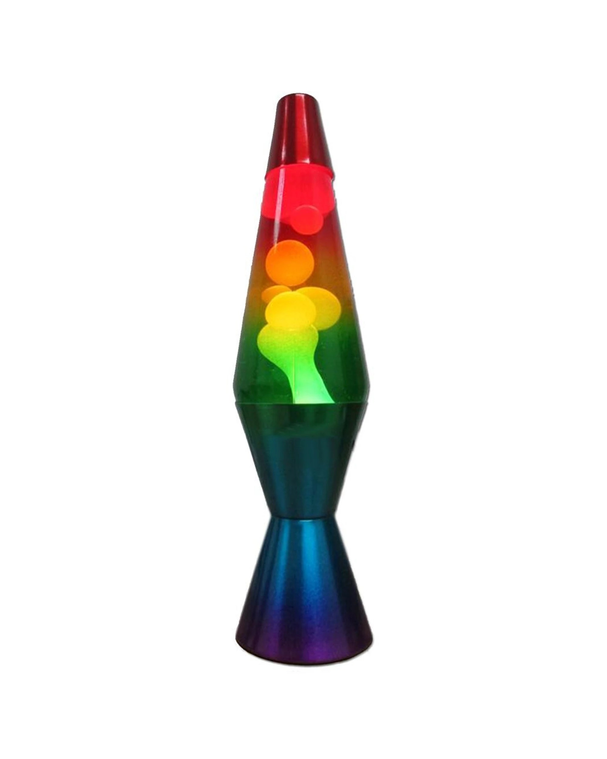 1 Rainbow Novelty Retro Liquid Lava Lamp Wax Retro Night Light Home Decor Set 37cm
 - Multi, 1 of 3