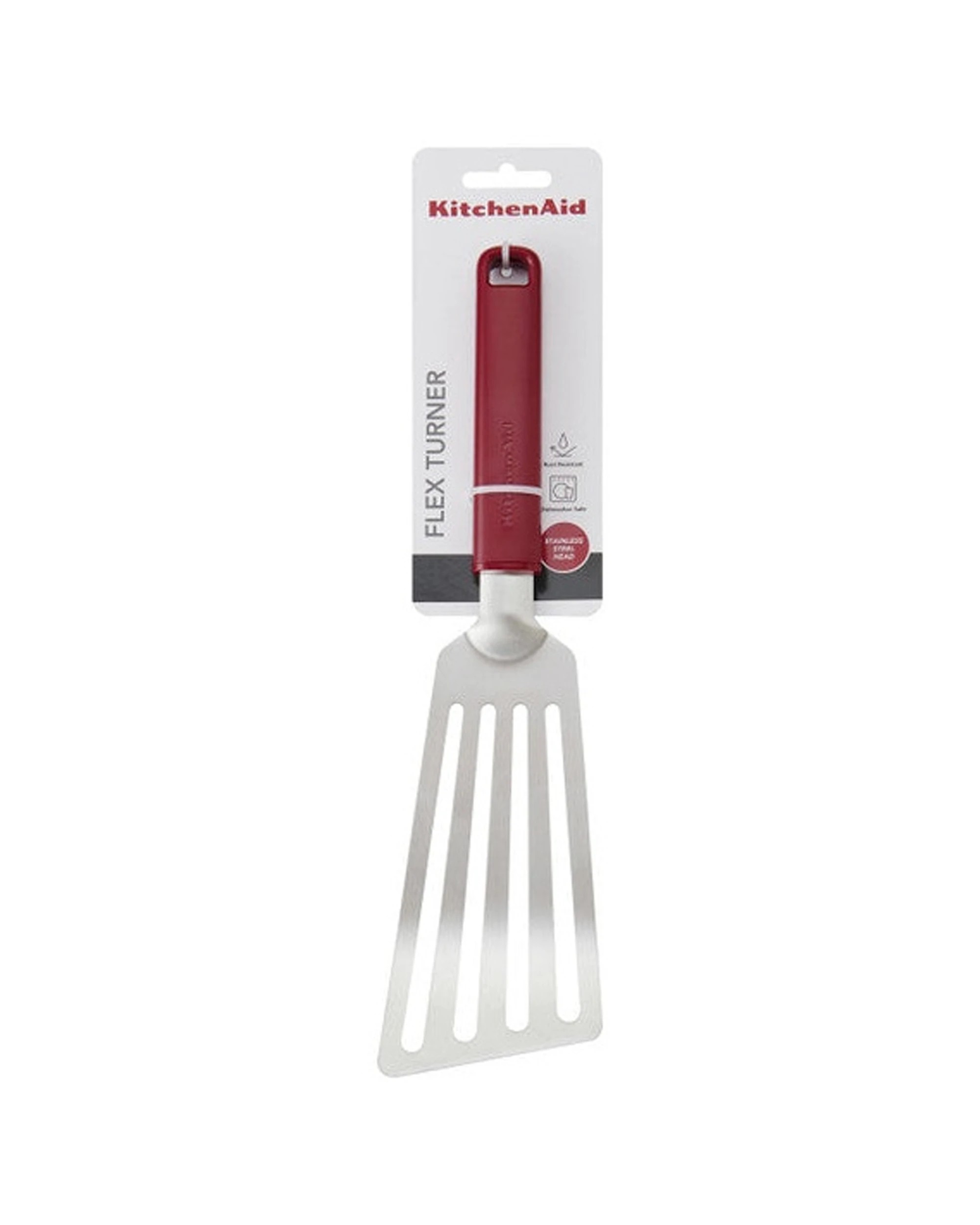 3 KitchenAid Flex Turner Stainless Steel Kitchen Cooking Utensil 31.5cm, 3 of 3