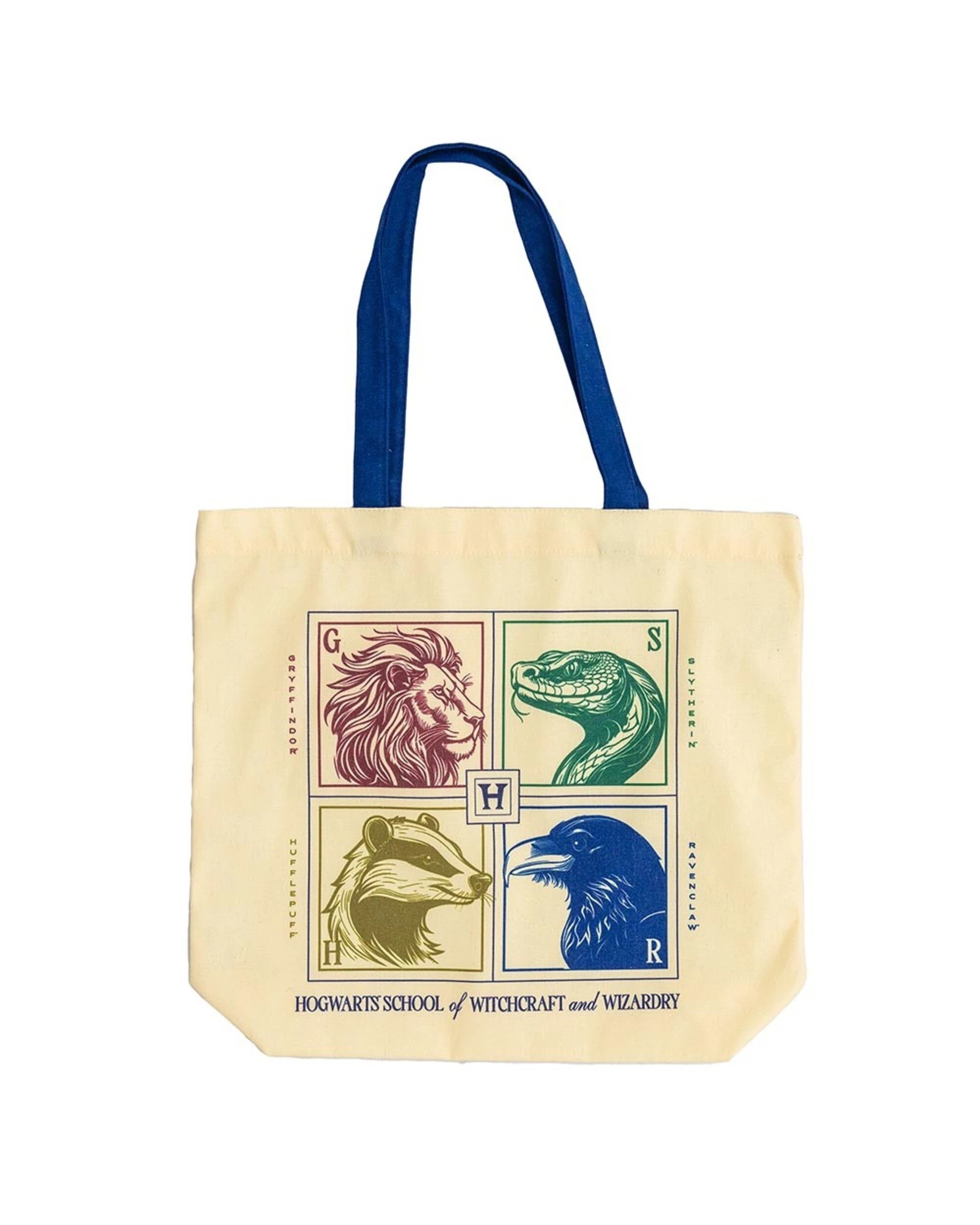 1 Harry Potter - Hogwarts House Pride Tote - Cream, 1 of 1