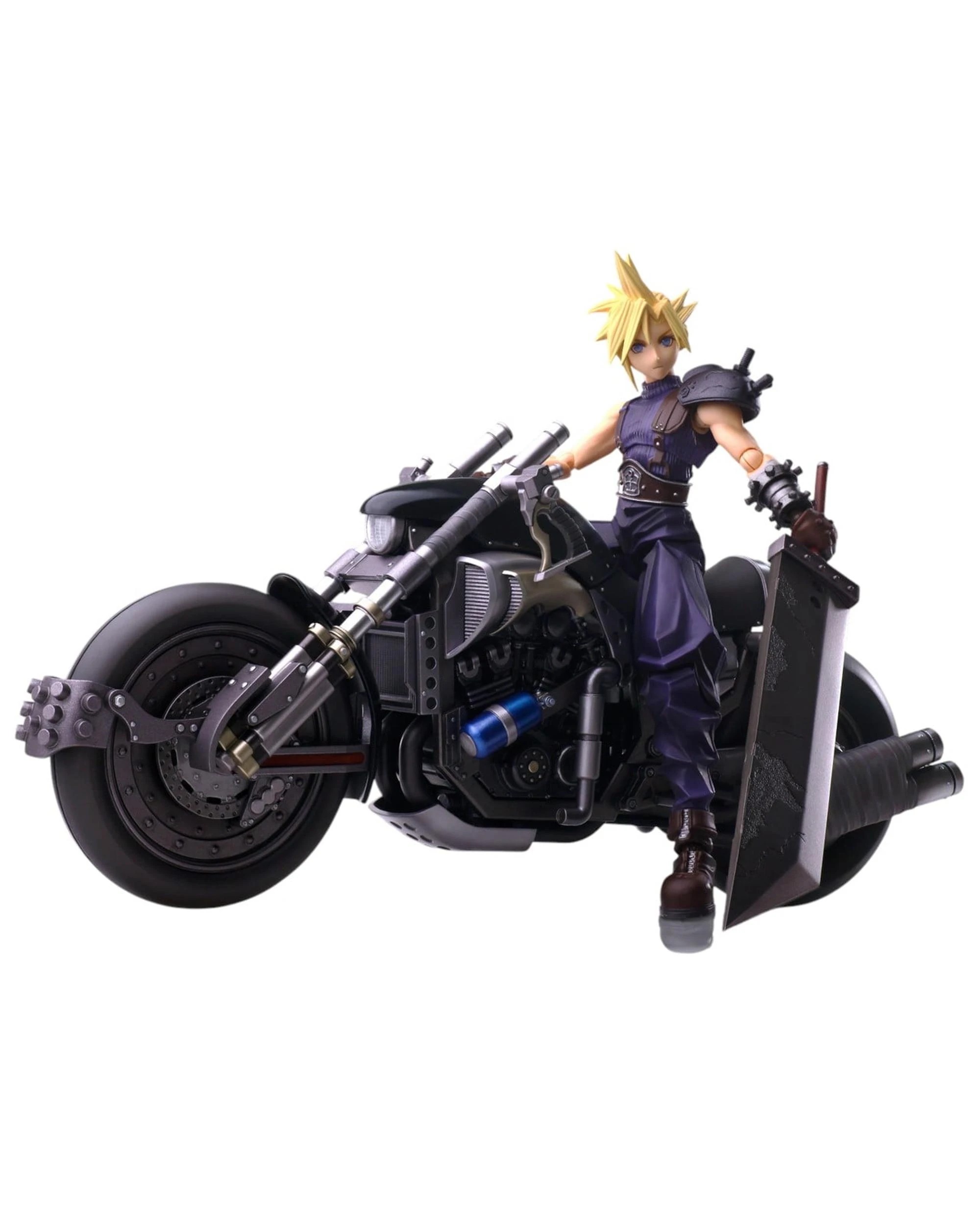 1 Final Fantasy VII Cloud Strofe and Hardy-Daytona Bring Arts Action Figure, 1 of 8