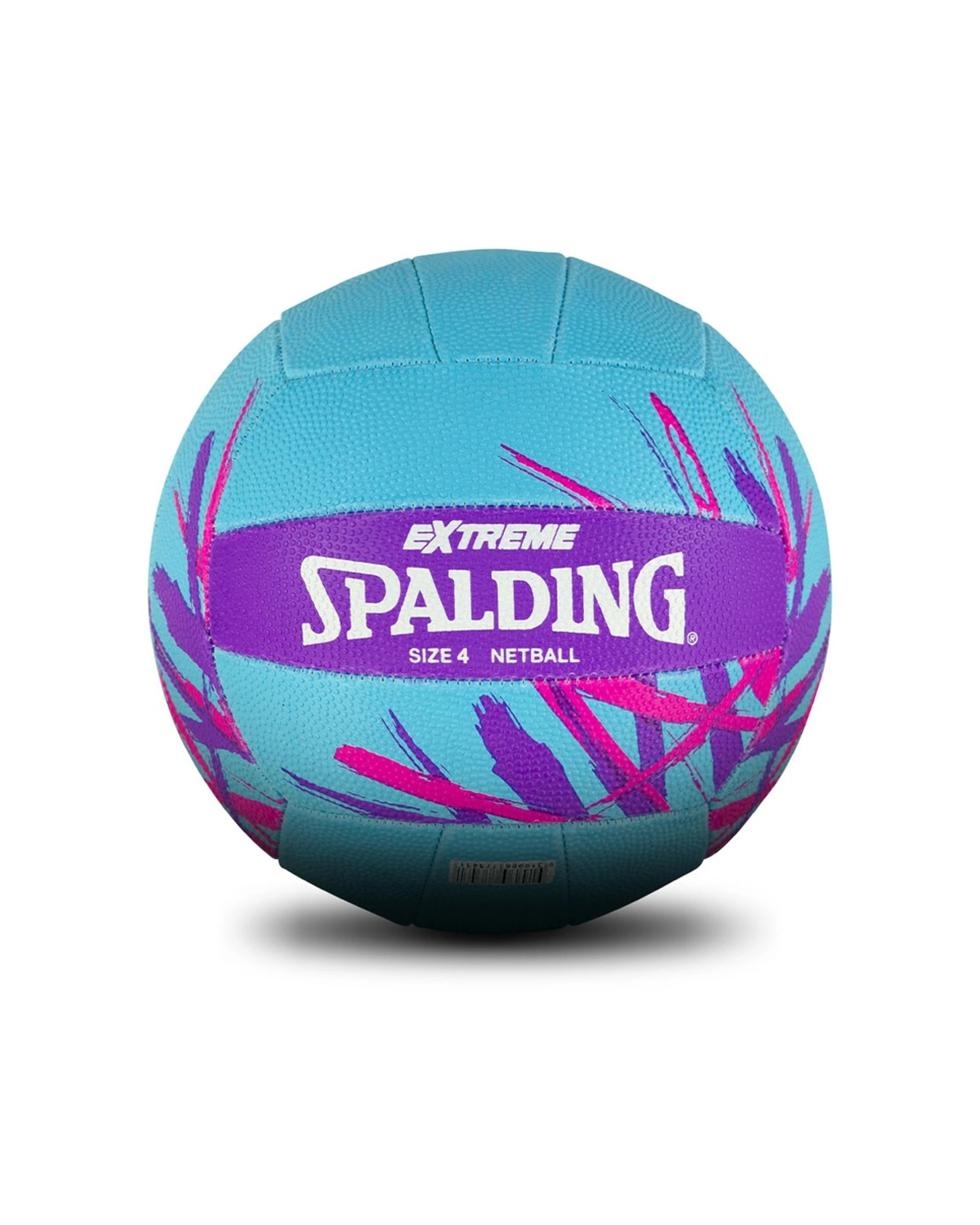 1 Spalding Extreme Indoor/Outdoor Training Netball Size 4 Durable Rubber Grip - Multi, 1 of 2