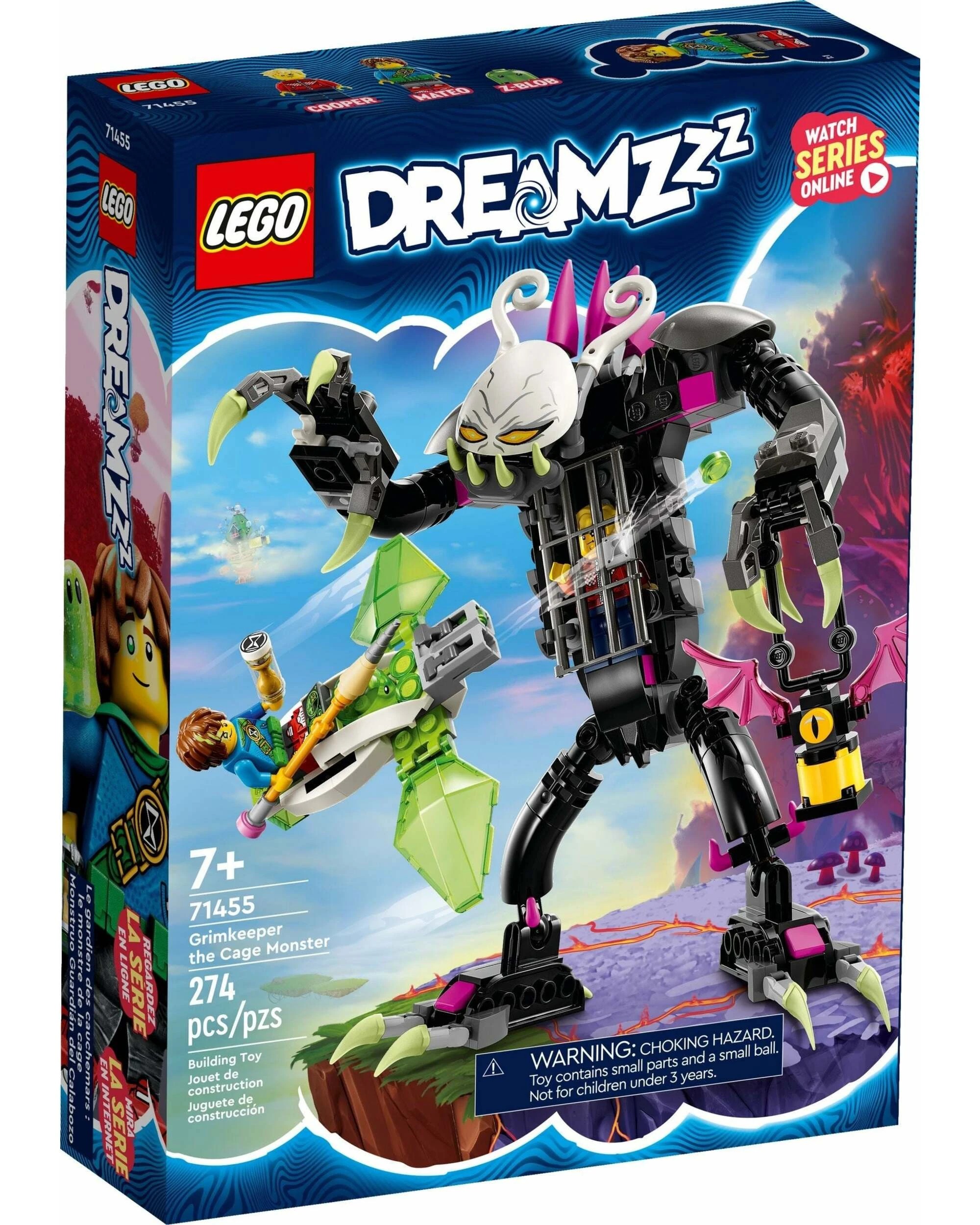 1 LEGO DREAMZzz 71455 Grimkeeper the Cage Monster, 1 of 5
