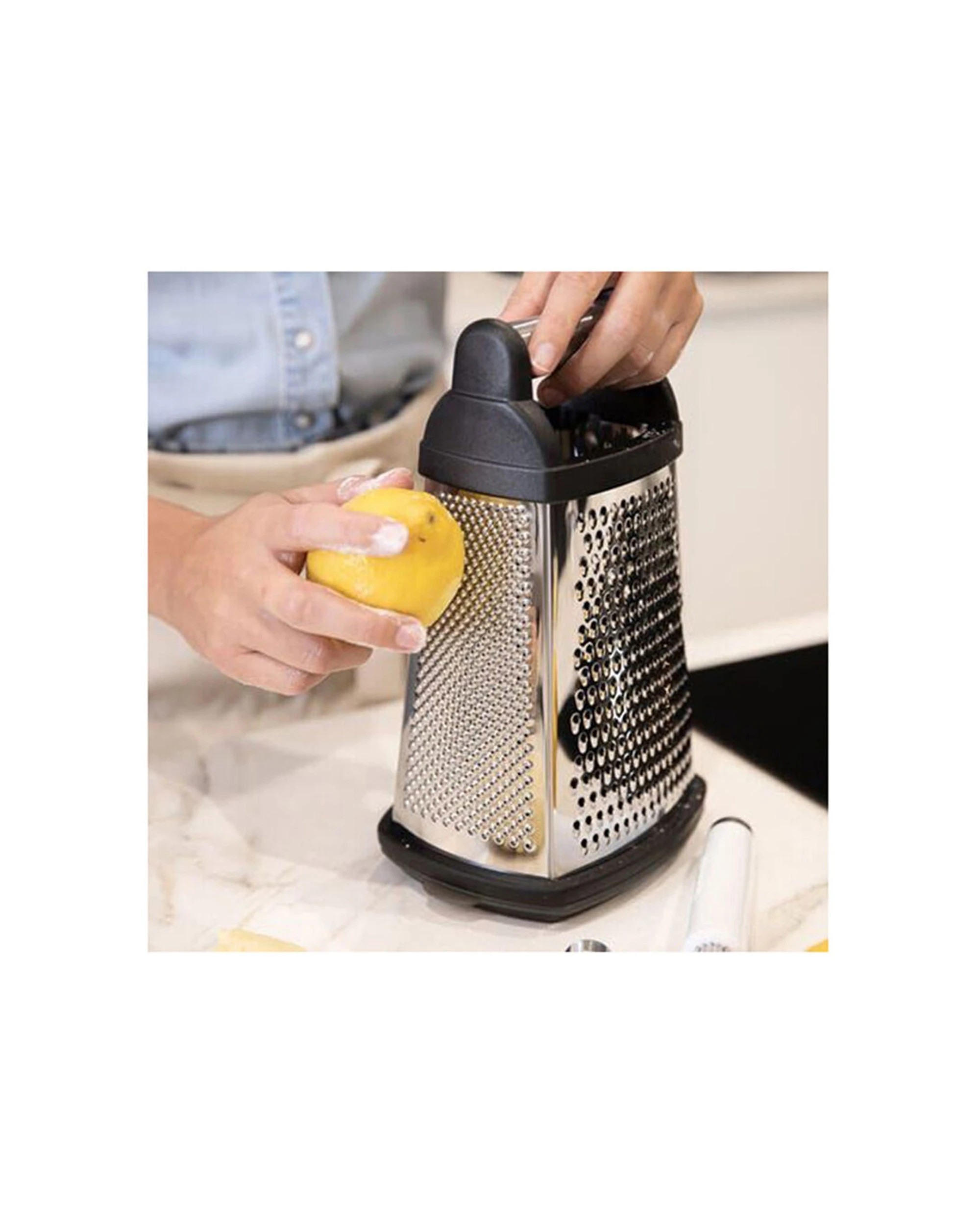 5 KitchenAid 2pc Universal Box Grater With Storage Container - Silver, 5 of 5