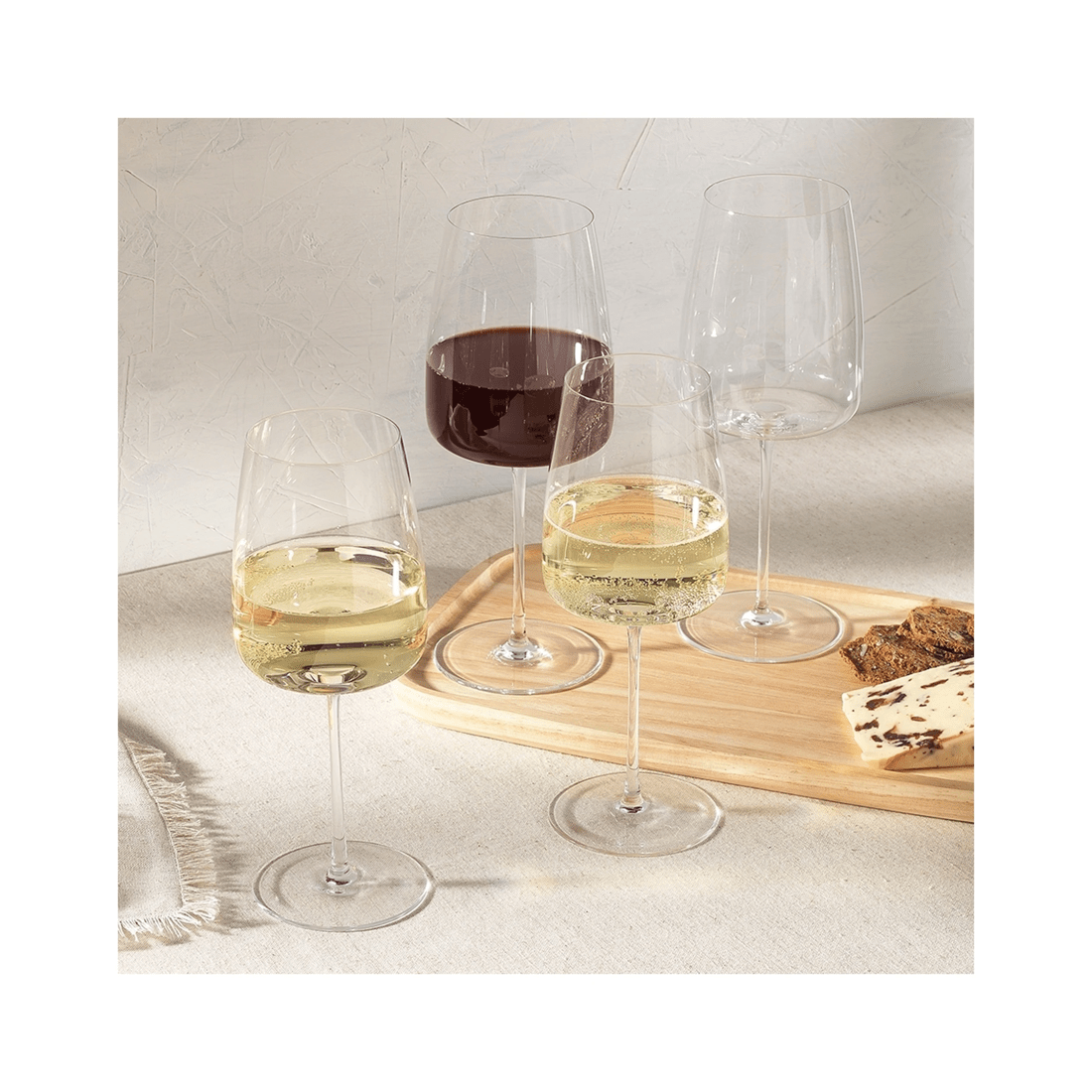 4 6pc Ecology Epicure Stemmed 600ml/23.5cm Red Wine Glasses Drinkware Set Clear
 - Clear, 4 of 4
