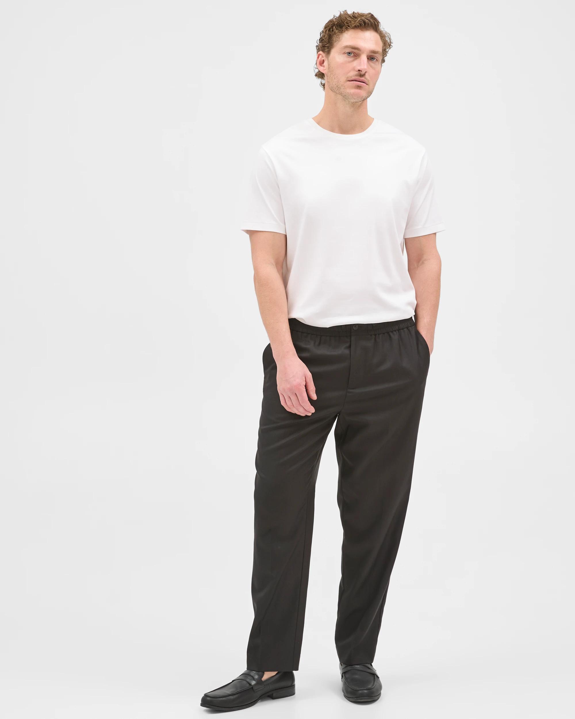 6 Preview Australian Cotton Interlock T-Shirt WHITE, 6 of 6