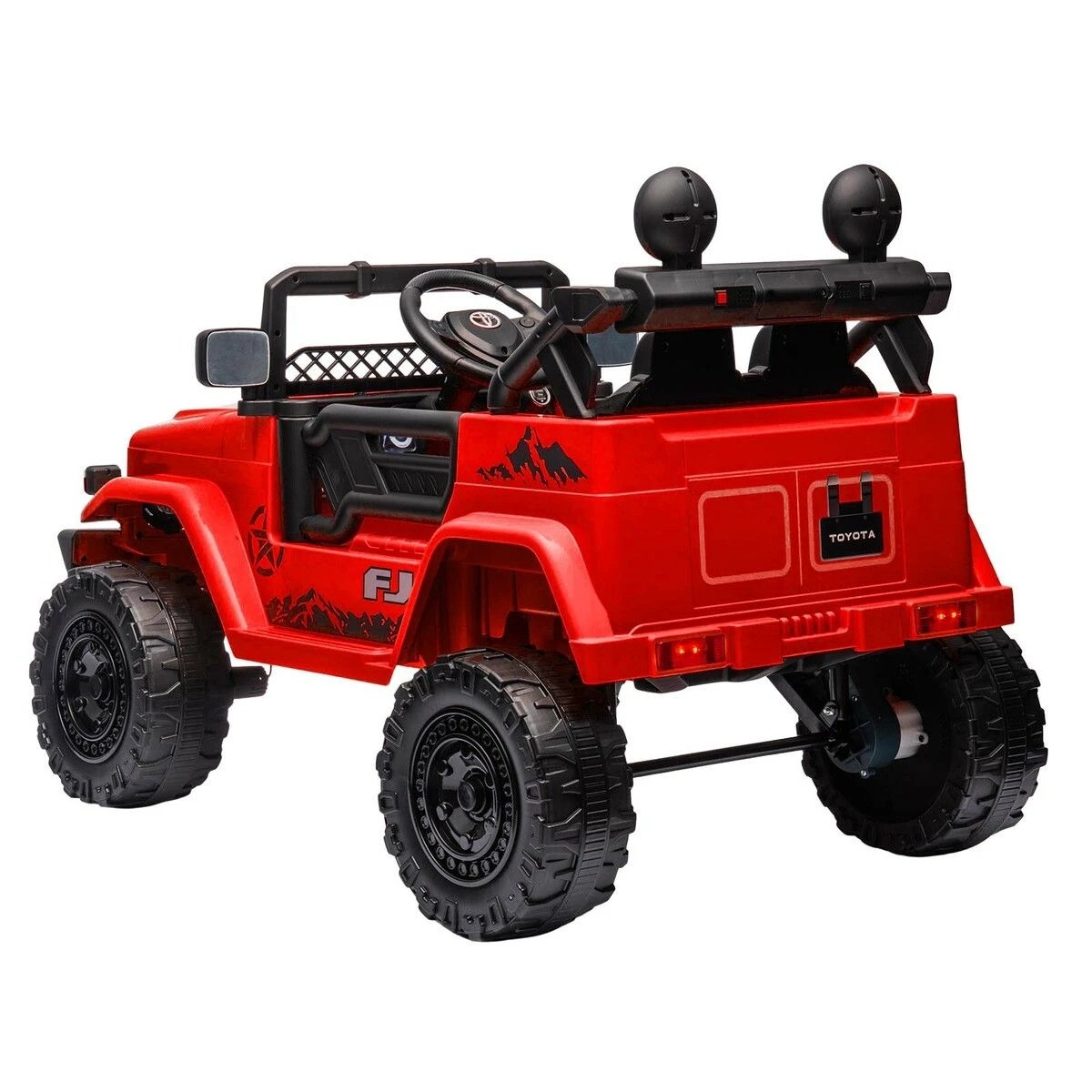 2 AUSWAY Kids Electric Car Ride On Toy Vehicle, 2 of 4