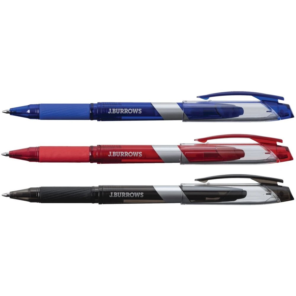 2 J.Burrows Erasable Gel Pens 0.7mm Assorted 3 Pack, 2 of 3