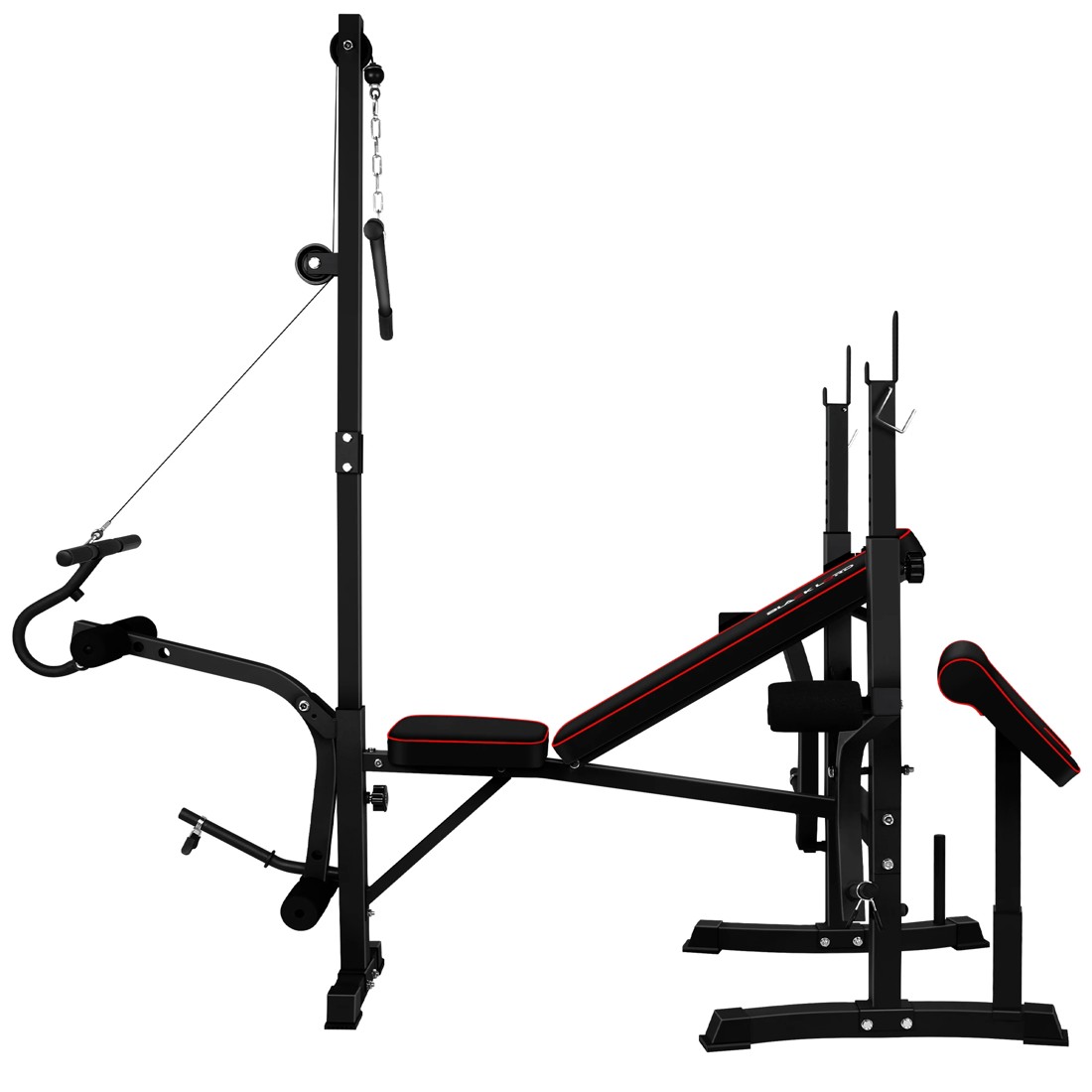 9 Black Lord Weight Bench 14in1 Press Multi-Station Fitness Home Gym Equipment, 9 of 9