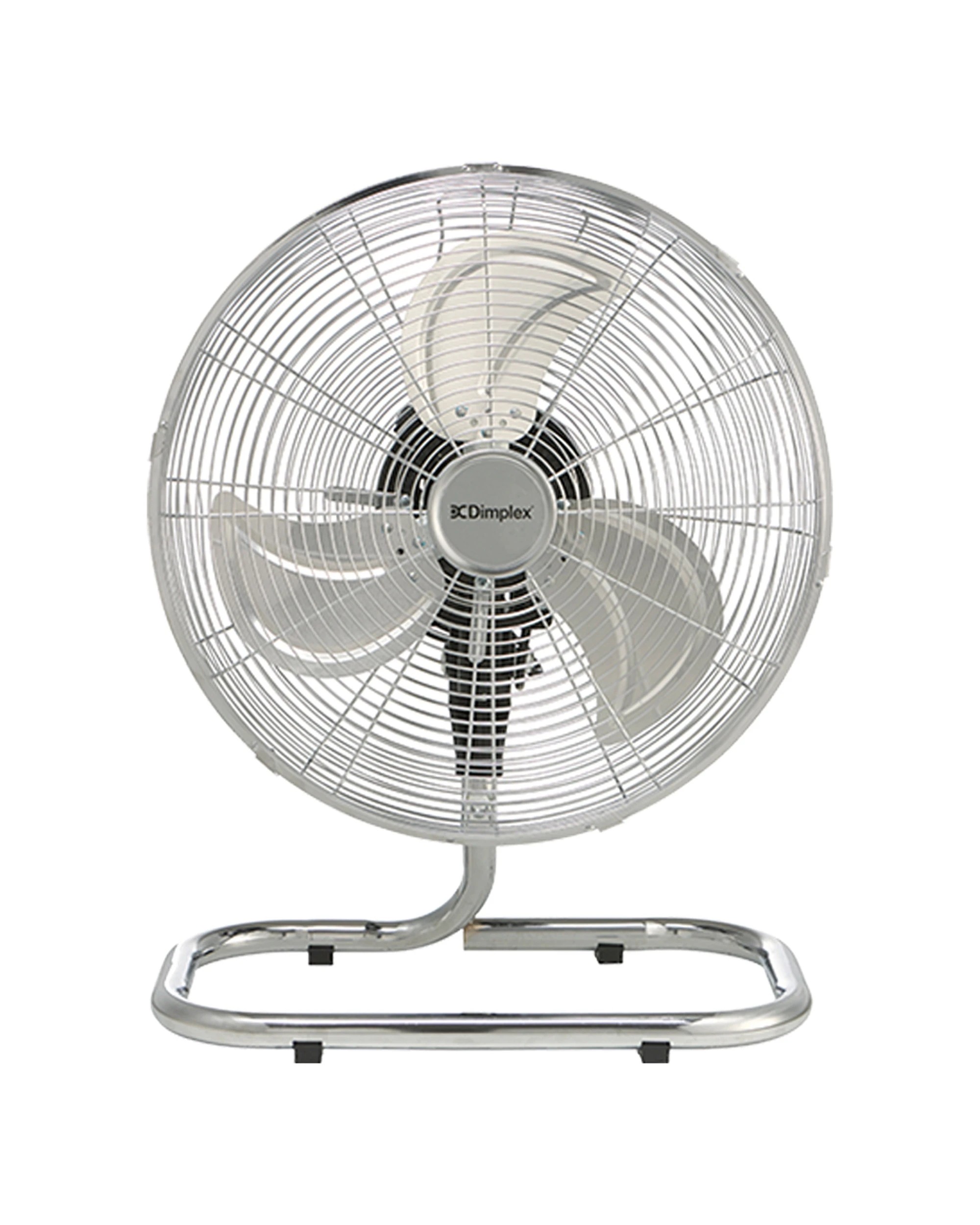 1 Dimplex High Velocity Oscillating Floor Fan 3 Speed Rear Controls Tilt Head
 - silver, 1 of 4