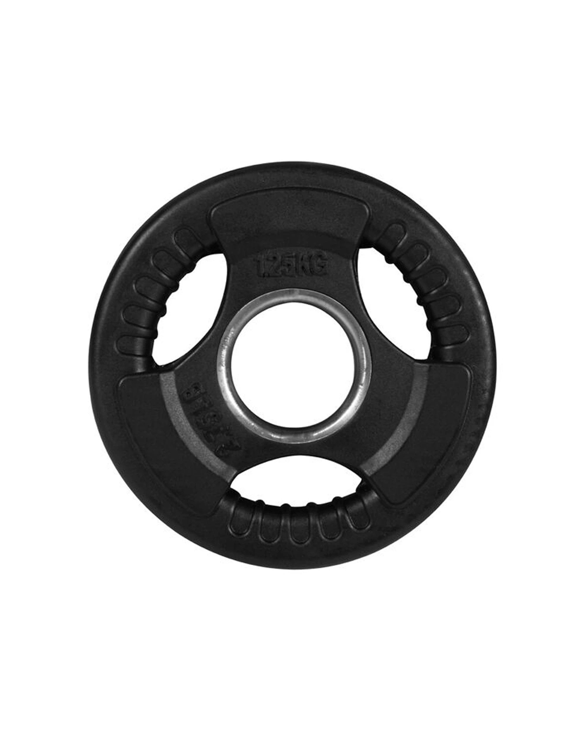 1 BODYWORX Standard Rubber Ezy Grip Disc Weight Plate 1.25kg 30mm Diameter - Black, 1 of 1