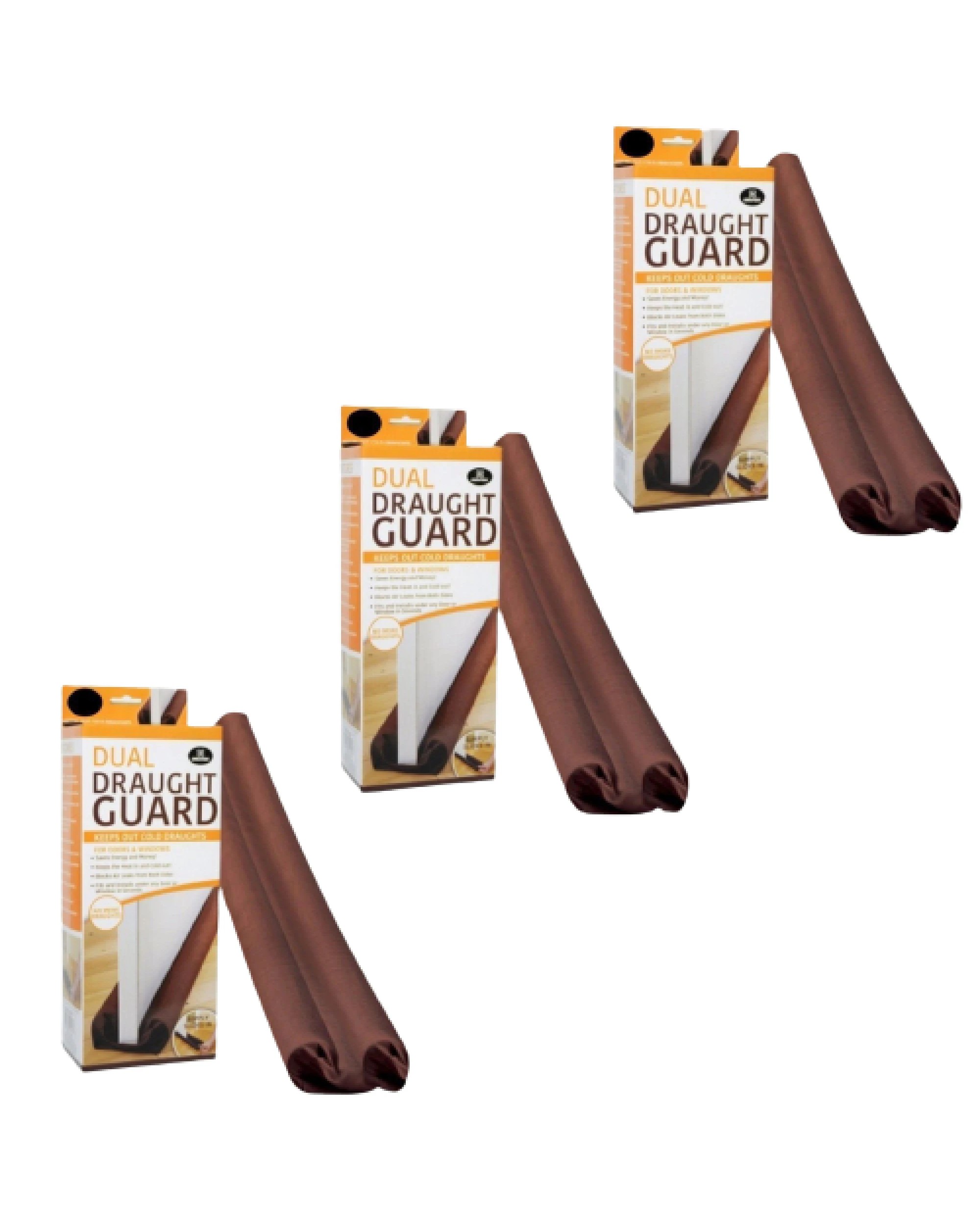 1 BR Home Dual Draft Stopper - Double-Sided Door Guard Cover for Weather Sealing, 1 of 9