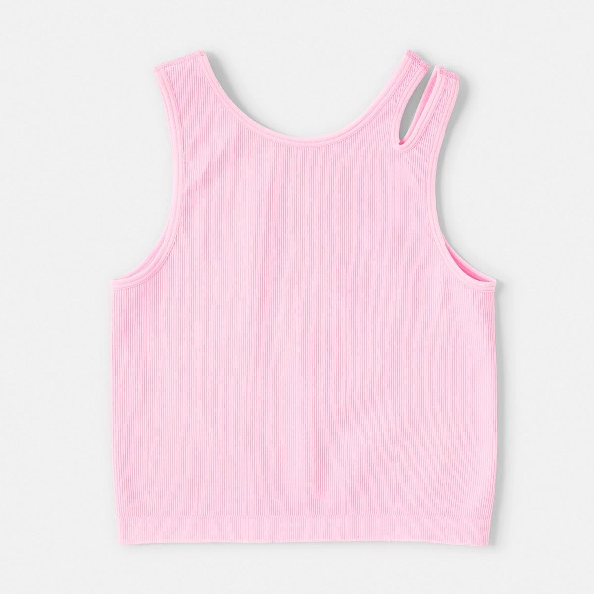 10 Active Kids Seam Free Tank Pris Pink, 10 of 10