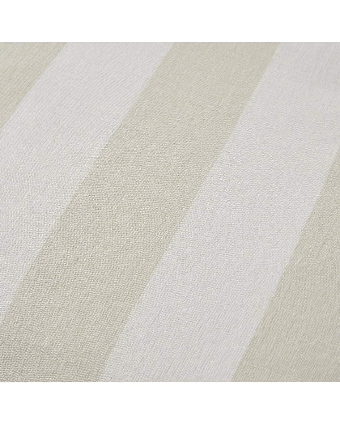 4 Stripe Linen Cotton Quilt Cover Set - Queen Bed, Natural, 4 of 7