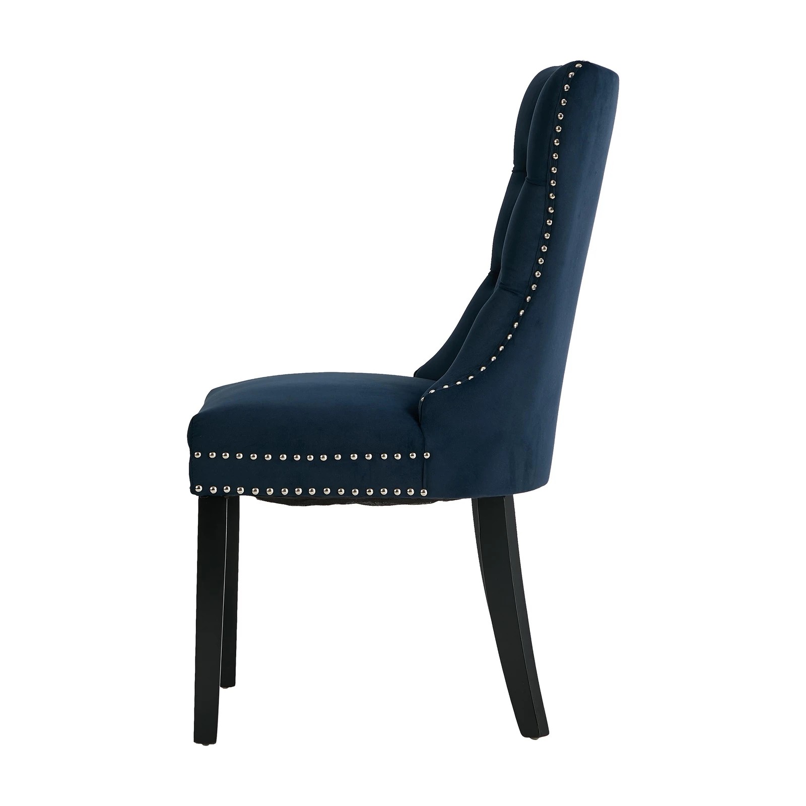 10 Oikiture 4x Velvet Dining Chairs Upholstered French Provincial Tufted - Blue, 10 of 10